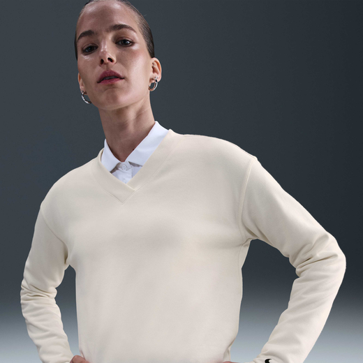Women's T Shirts-Nike, Nike, Women's V-Neck Long-Sleeve Golf Top Women's T Shirts-Nike, Nike, Women's V-Neck Long-Sleeve Golf Top