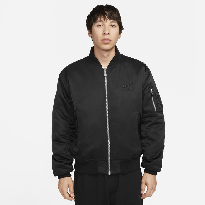Buy Nike Air Men's Bomber Jacket Black/Black Nike UAE