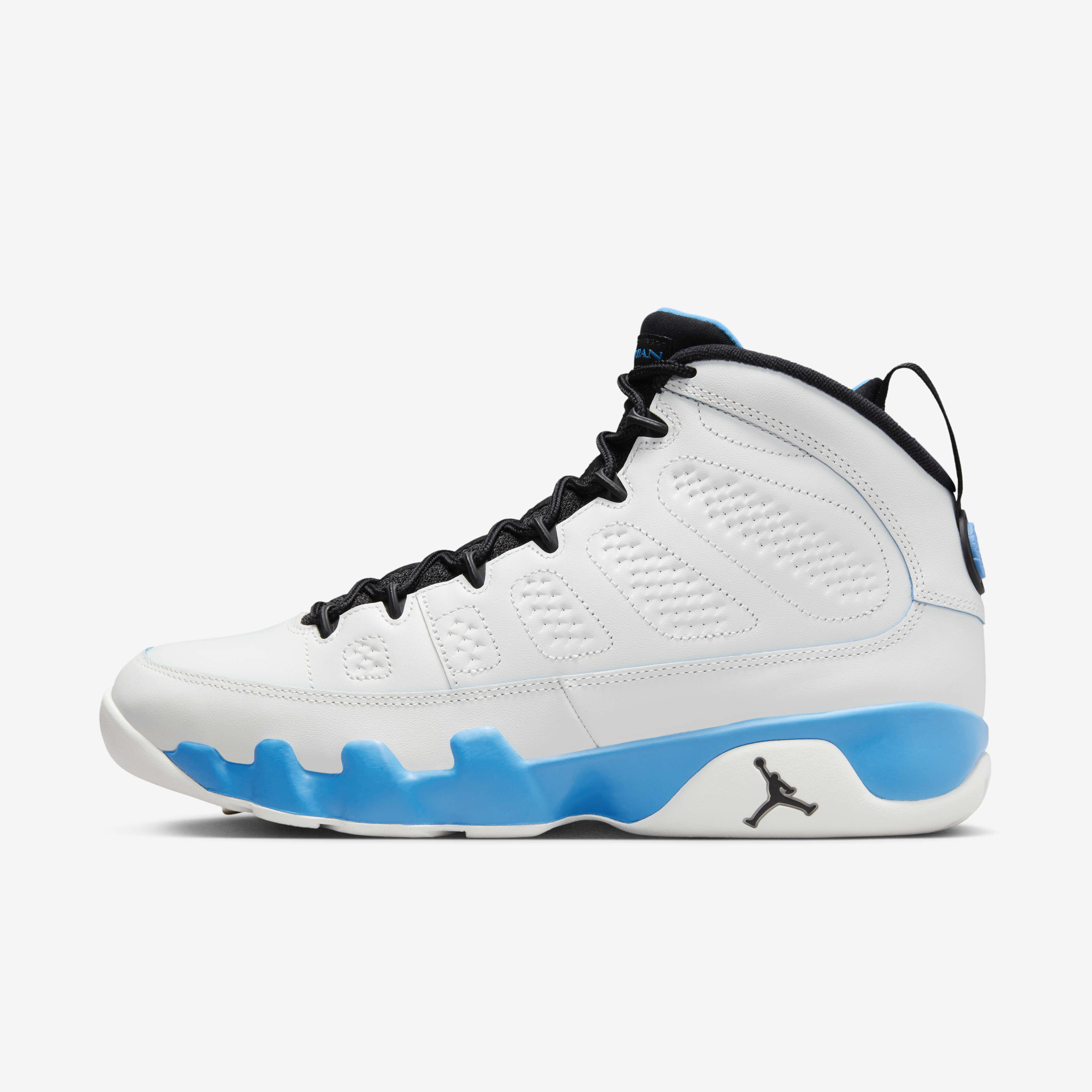 Buy Air Jordan 9 Retro Powder Blue Men s Shoes Summit White Dark Powder Blue Black Nike UAE Official
