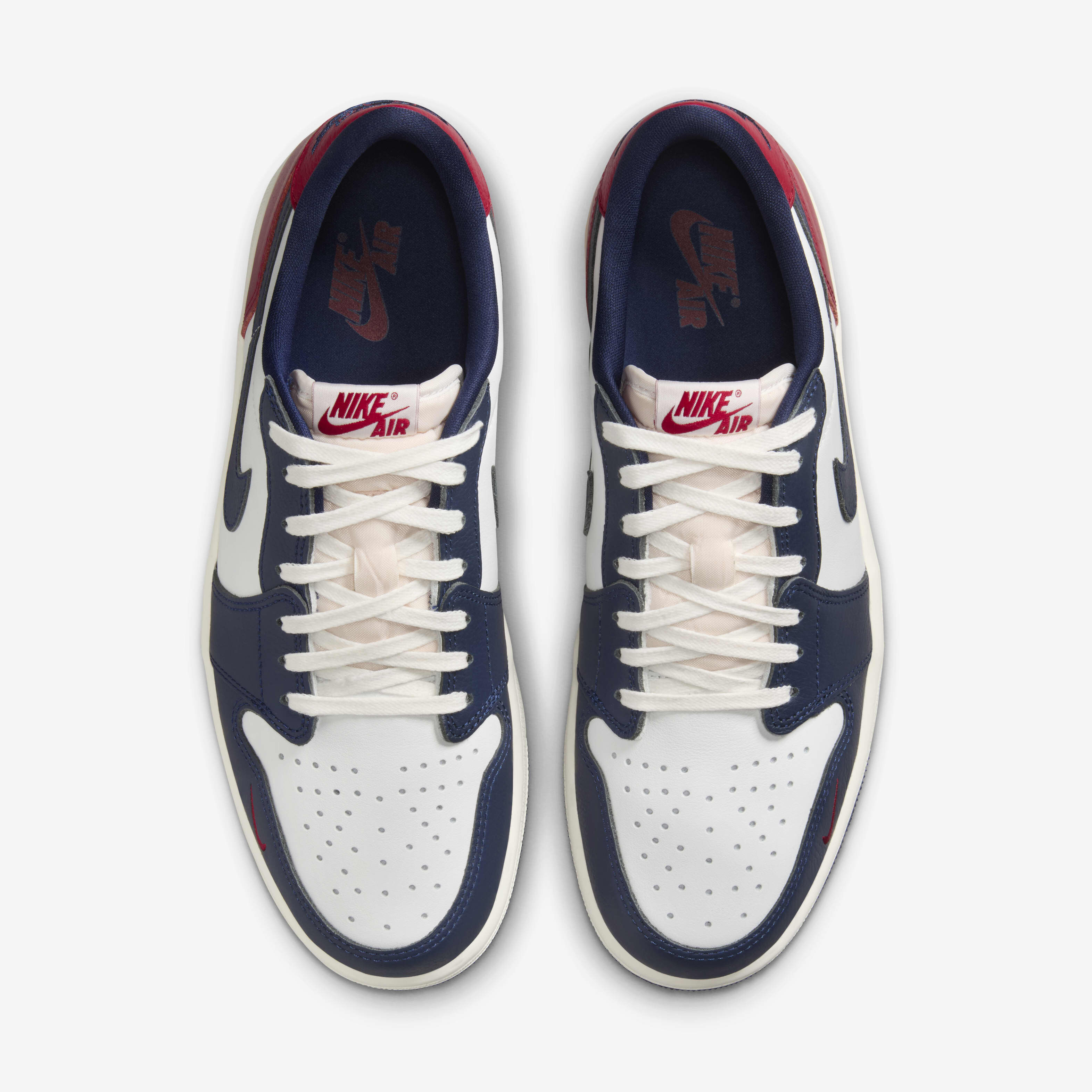 Buy Air Jordan 1 Retro Low Gym Red Midnight Navy Men s Shoes Summit White Midnight Navy Neutral Grey Gym Red Nike UAE Official