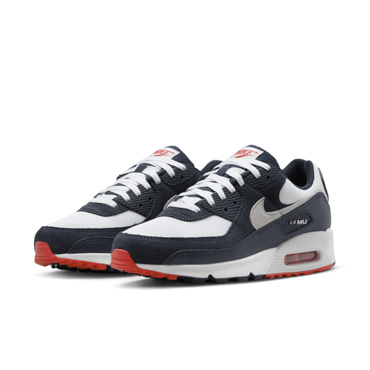 All red nike top air max 90 mens