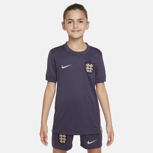 Kits & Jerseys-Nike, England (Men's Team) 2024/25 Stadium Away, Older Kids' Nike Dri-FIT Football Replica Shirt