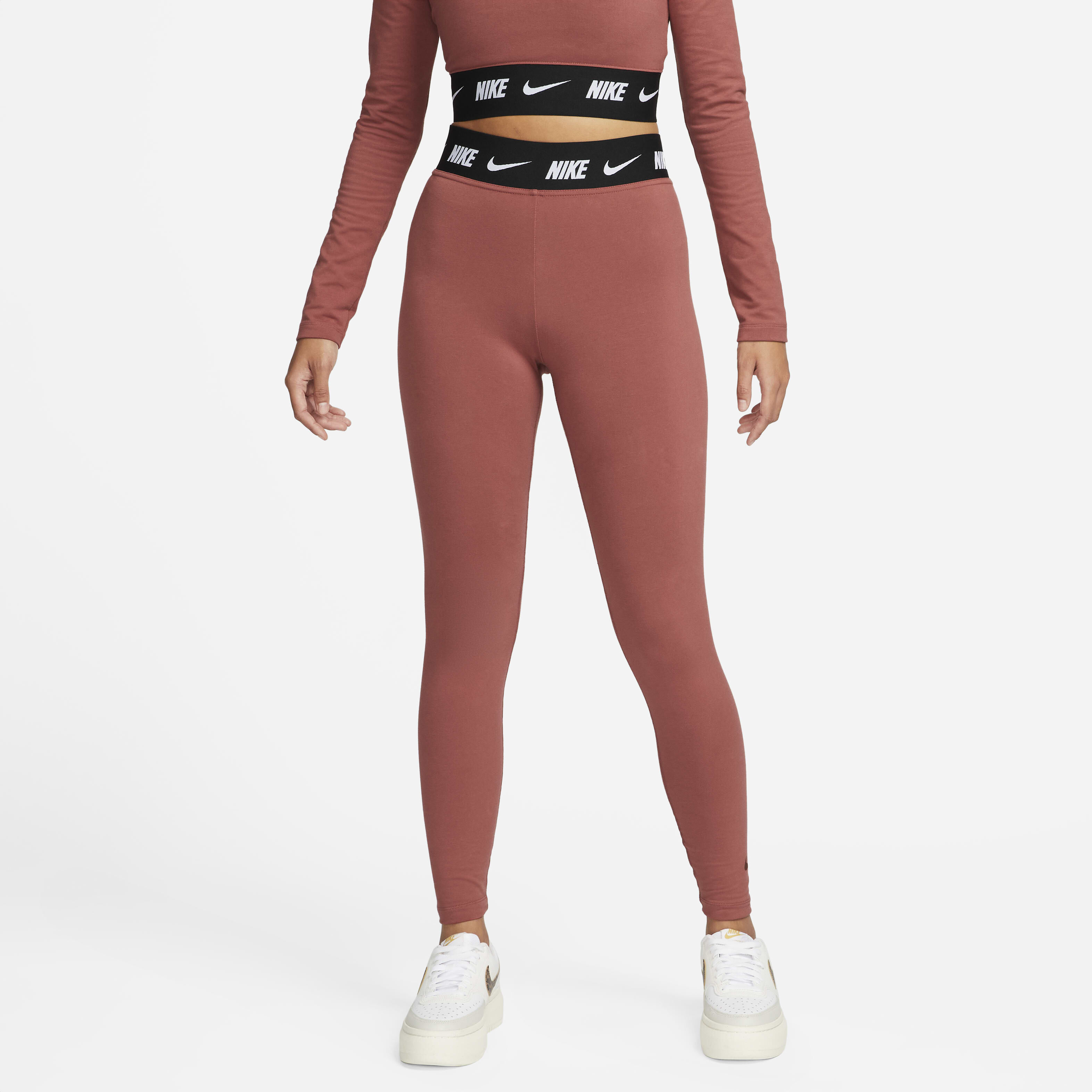 Buy Nike Sportswear Club Women s High Waisted Leggings Nike UAE Official