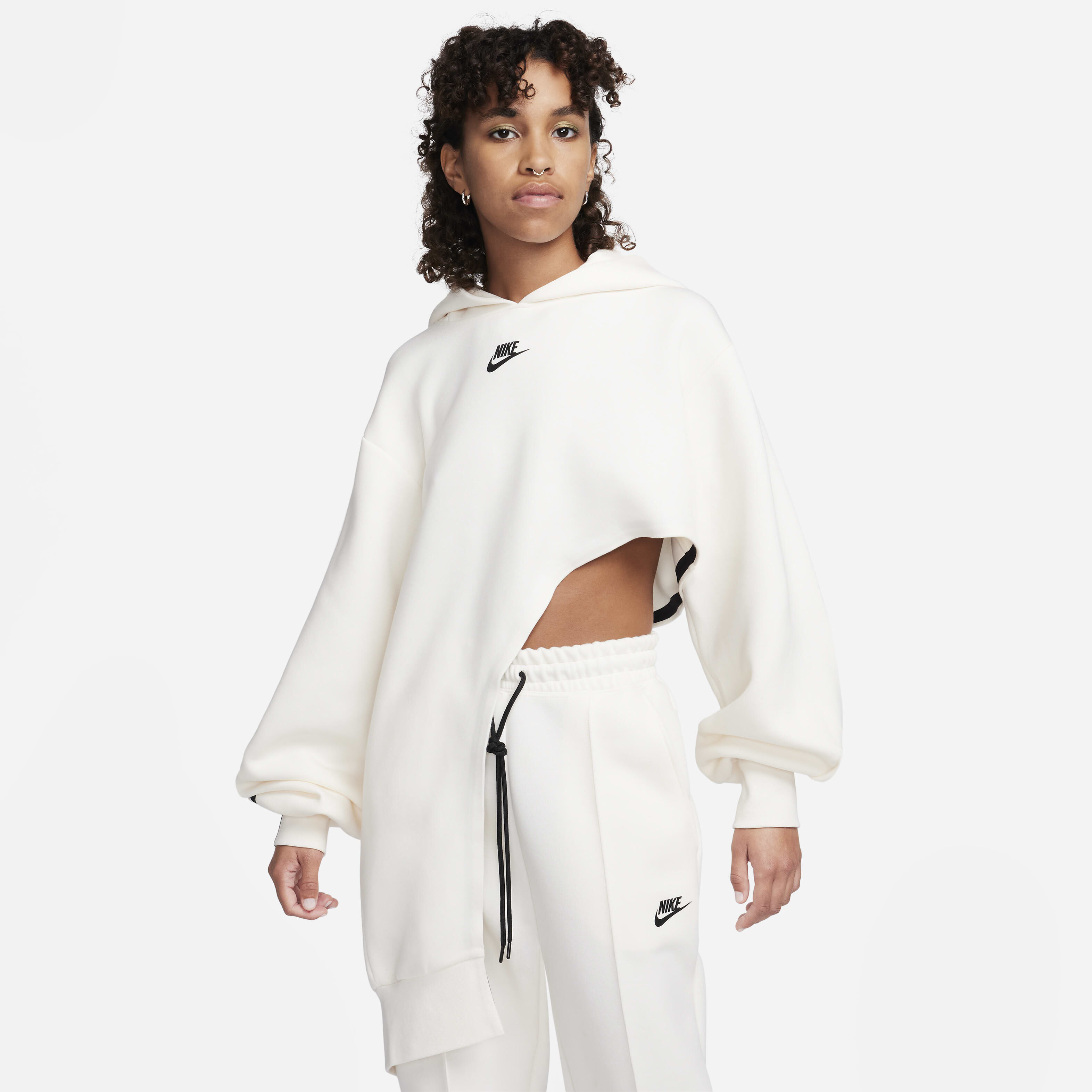 Buy Nike Sportswear Tech Fleece Women s Oversized Asymmetrical Hoodie Nike UAE Official