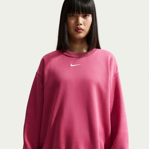 Women's Hoodies & Sweatshirts-Nike, Nike Sportswear Phoenix Fleece, Women's Oversized Crew-neck Sweatshirt