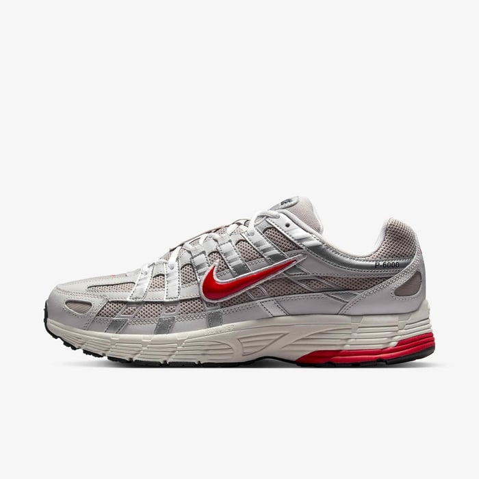 Buy Nike P-6000 Shoes College Grey/Vast Grey/Phantom/Fire Red