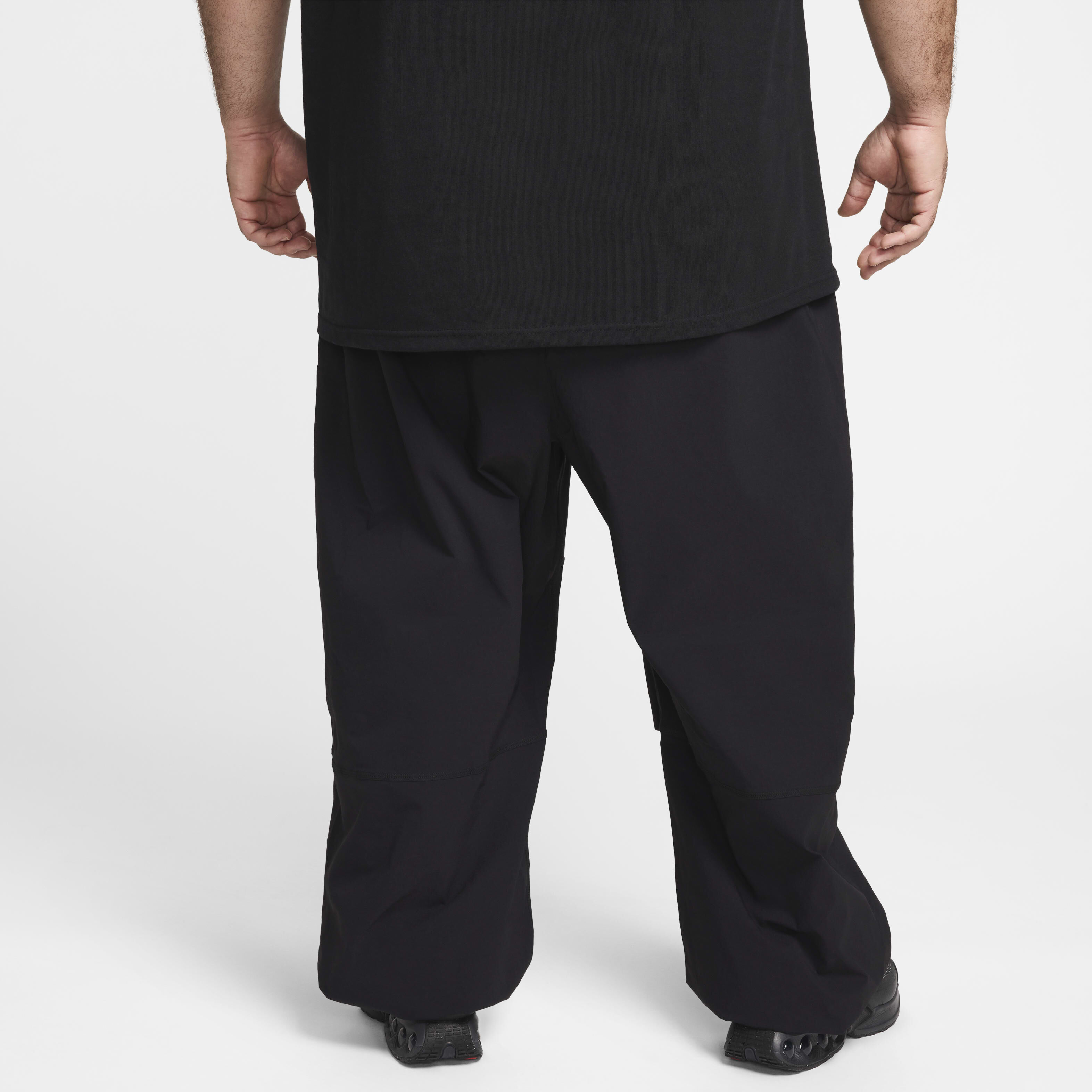 NIKE〈wide nylon pants 00s black TECH M〉