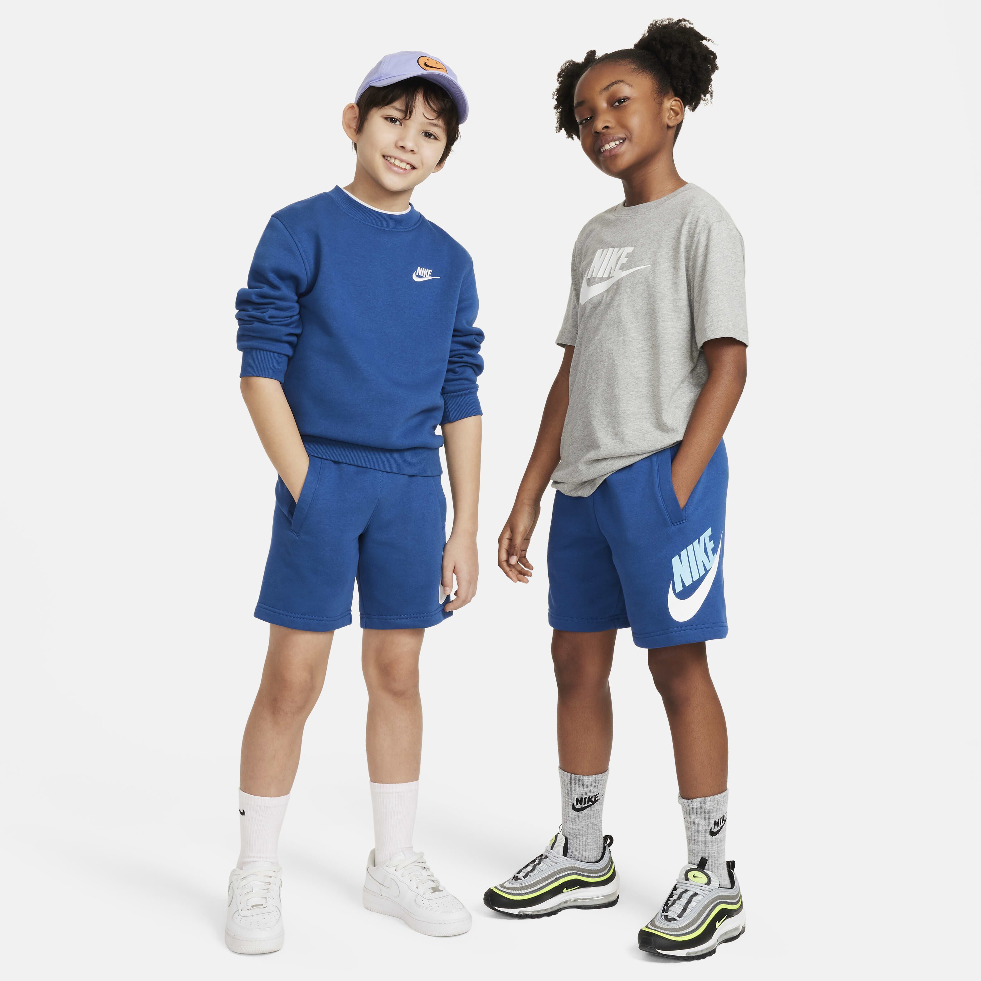 Buy Nike Sportswear Club Fleece Older Kids French Terry Shorts Nike UAE Official