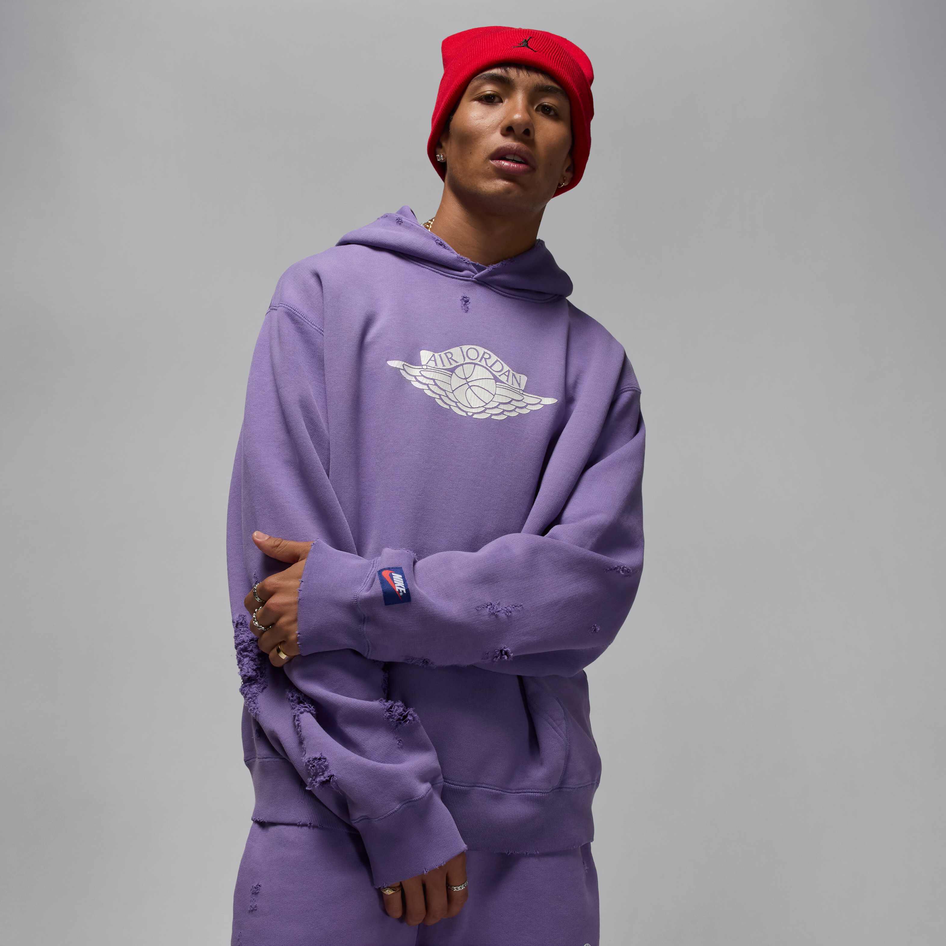 Buy Jordan Rare Air Men's Fleece Pullover Hoodie - Purple