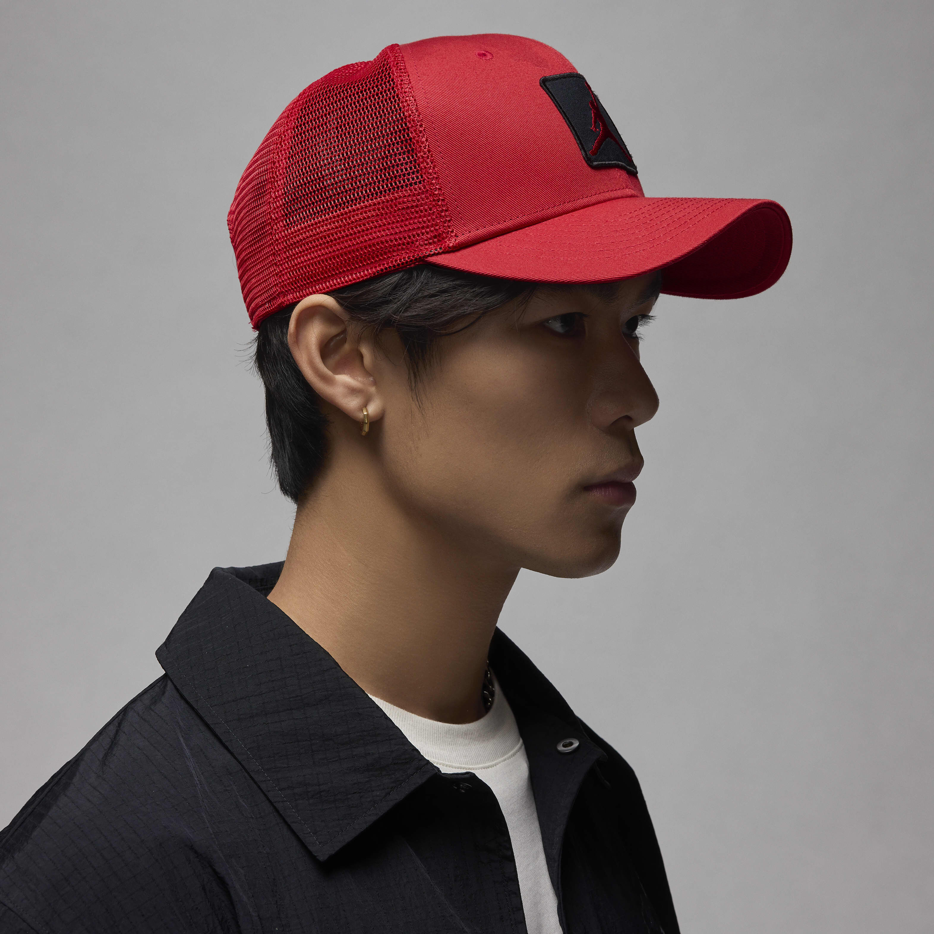 Buy Jordan Rise Structured Hat - Gym Red/Black | Nike UAE