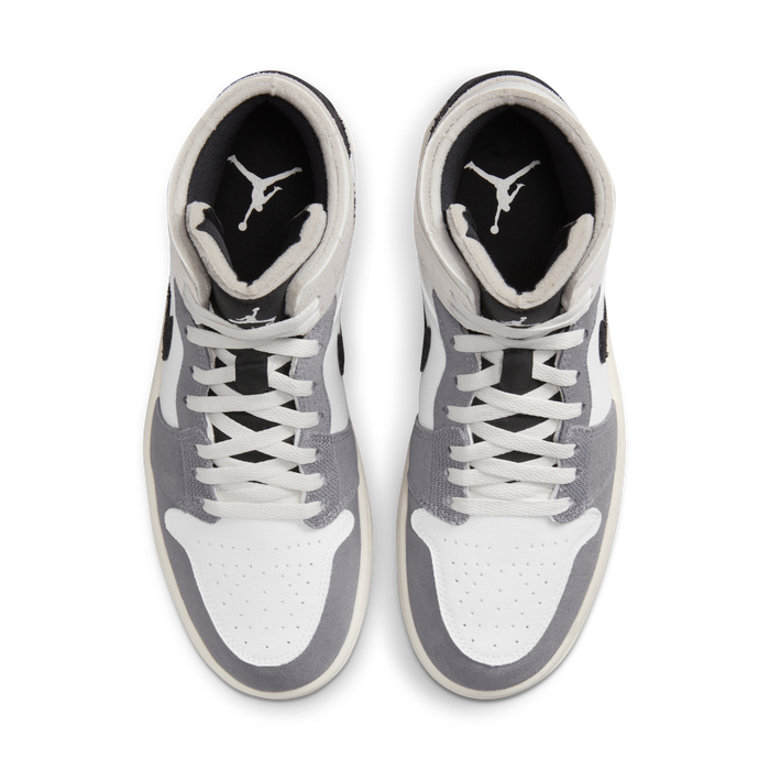 Nike jordan 1 mid deals light smoke grey