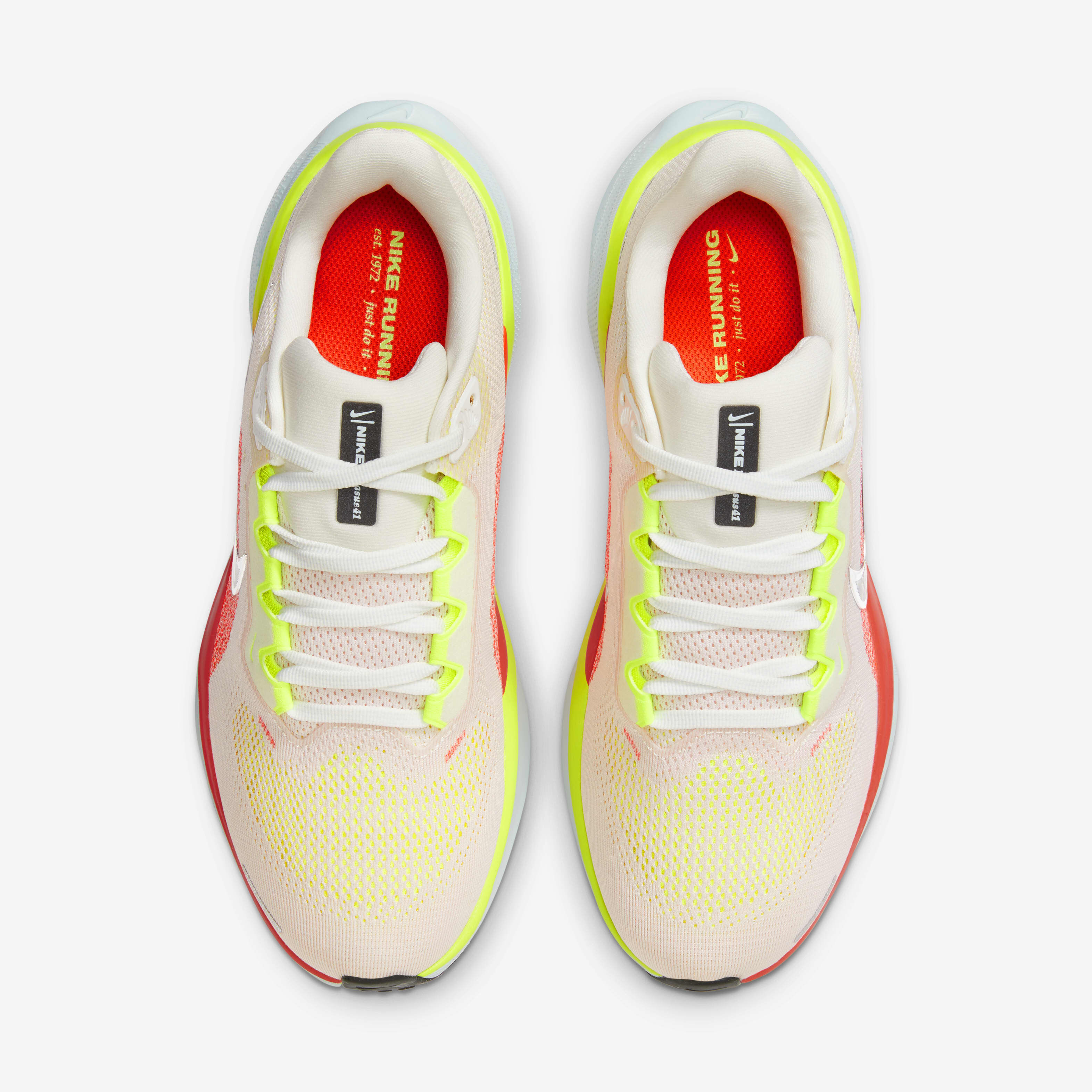 Yellow nike just do it shoes top