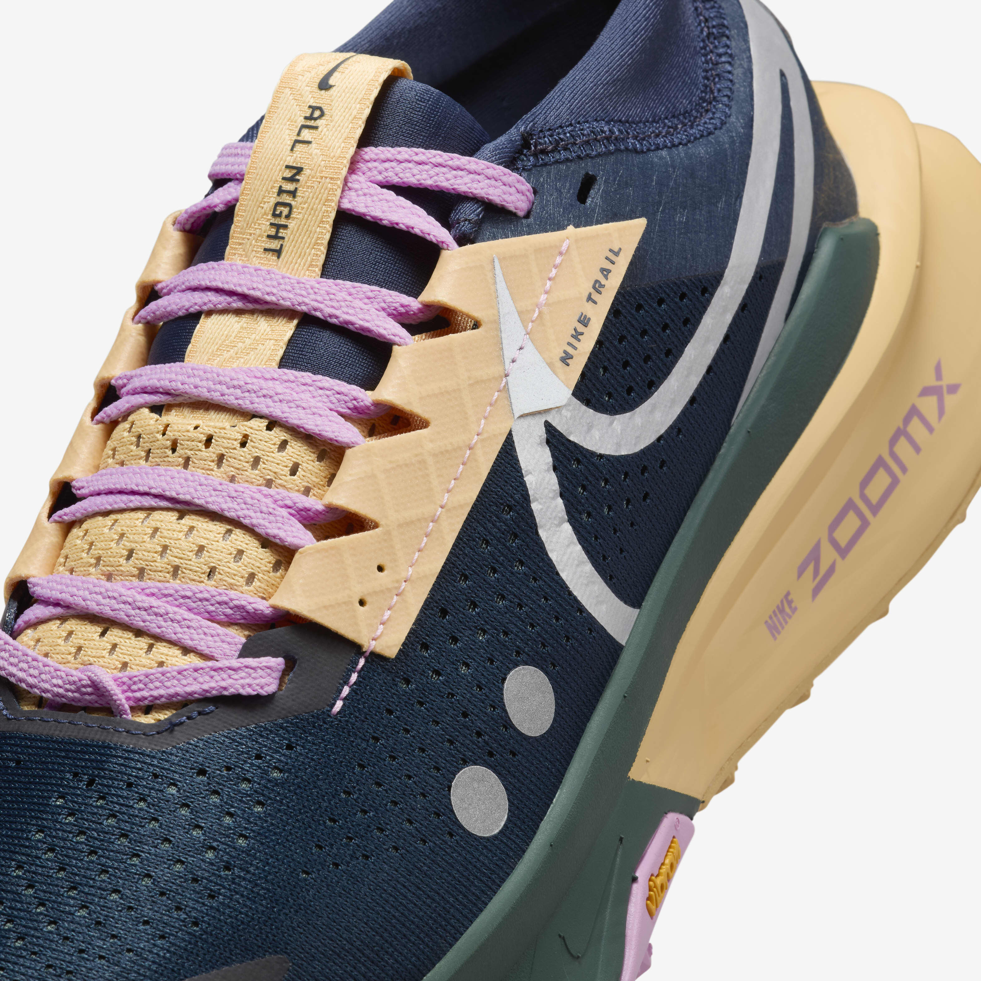 Buy Nike Zegama 2 Women's Trail-Running Shoes - Armoury Navy/Celestial Gold/Vintage Green ...
