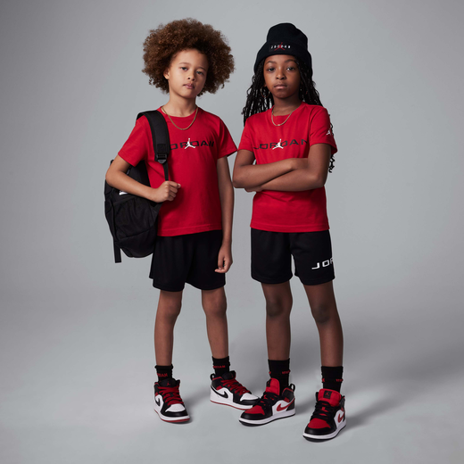 Tracksuits-JRDN, Jordan, Younger Kids' Baseline 2-Piece Mesh Shorts Set