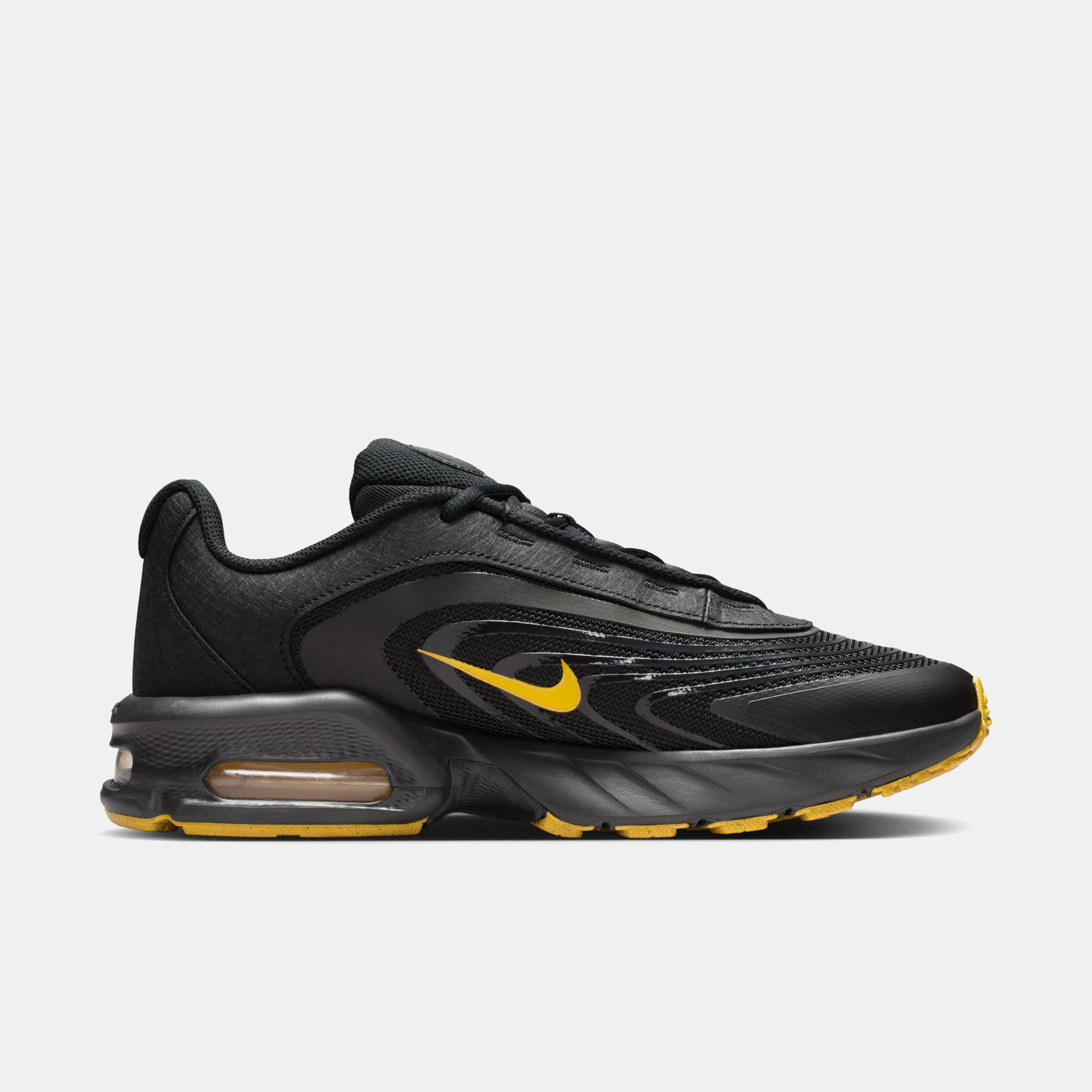 air max 200 gold and black