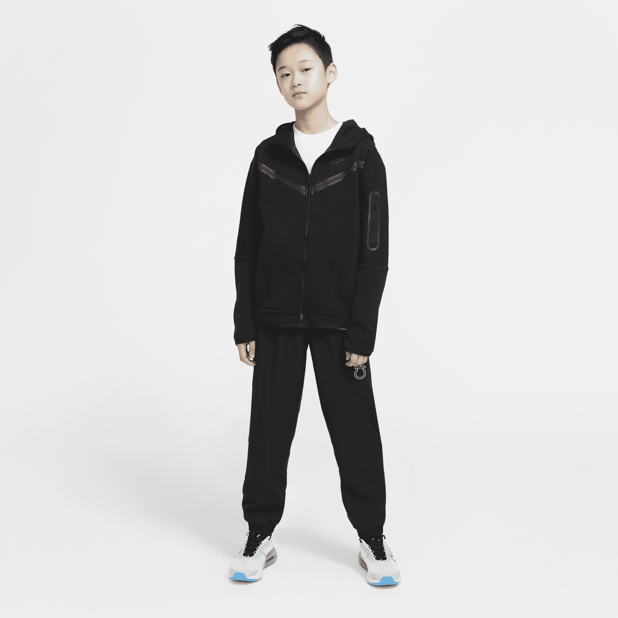 Shop Sportswear Tech Fleece Older Kids Boys Full Zip Hoodie