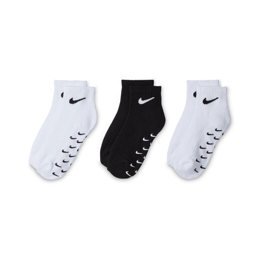 Kids Ankle Socks-Nike, Nike, Little Kids' Gripper Ankle Socks (3 Pairs)