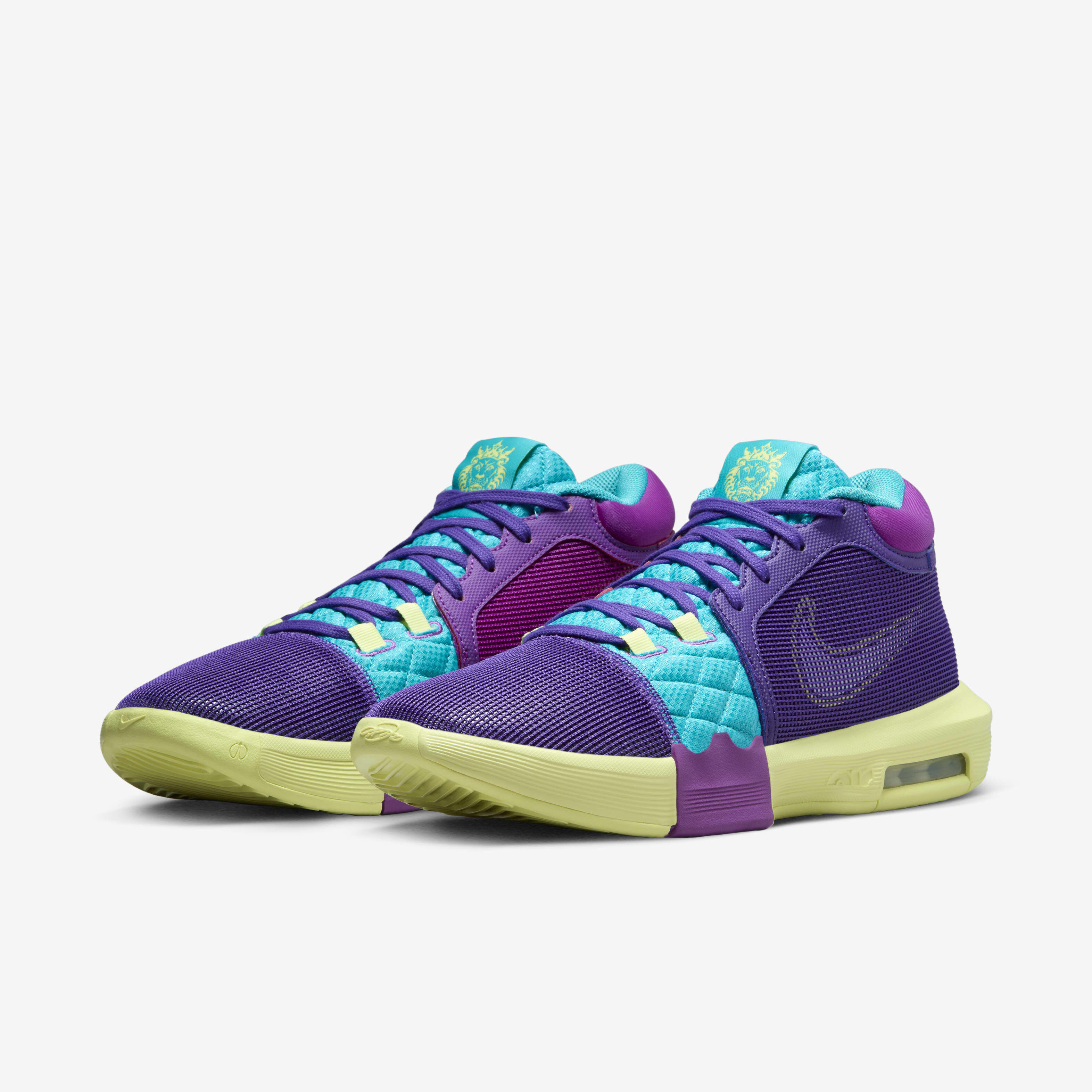 Buy LeBron Witness Basketball Shoes Field Purple/Dusty Cactus