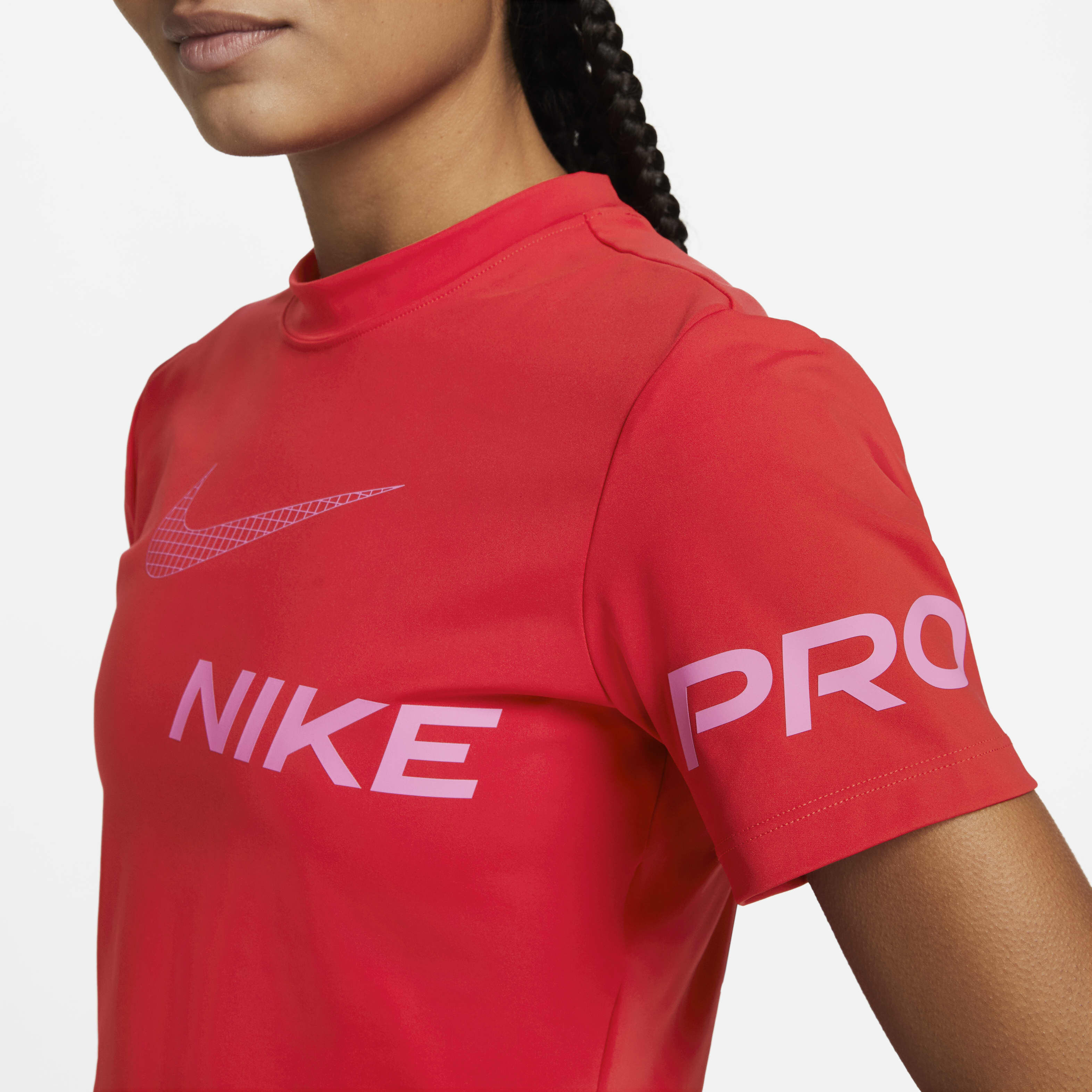 Buy Nike Pro Dri-FIT Women's Short-Sleeve Cropped Graphic Training