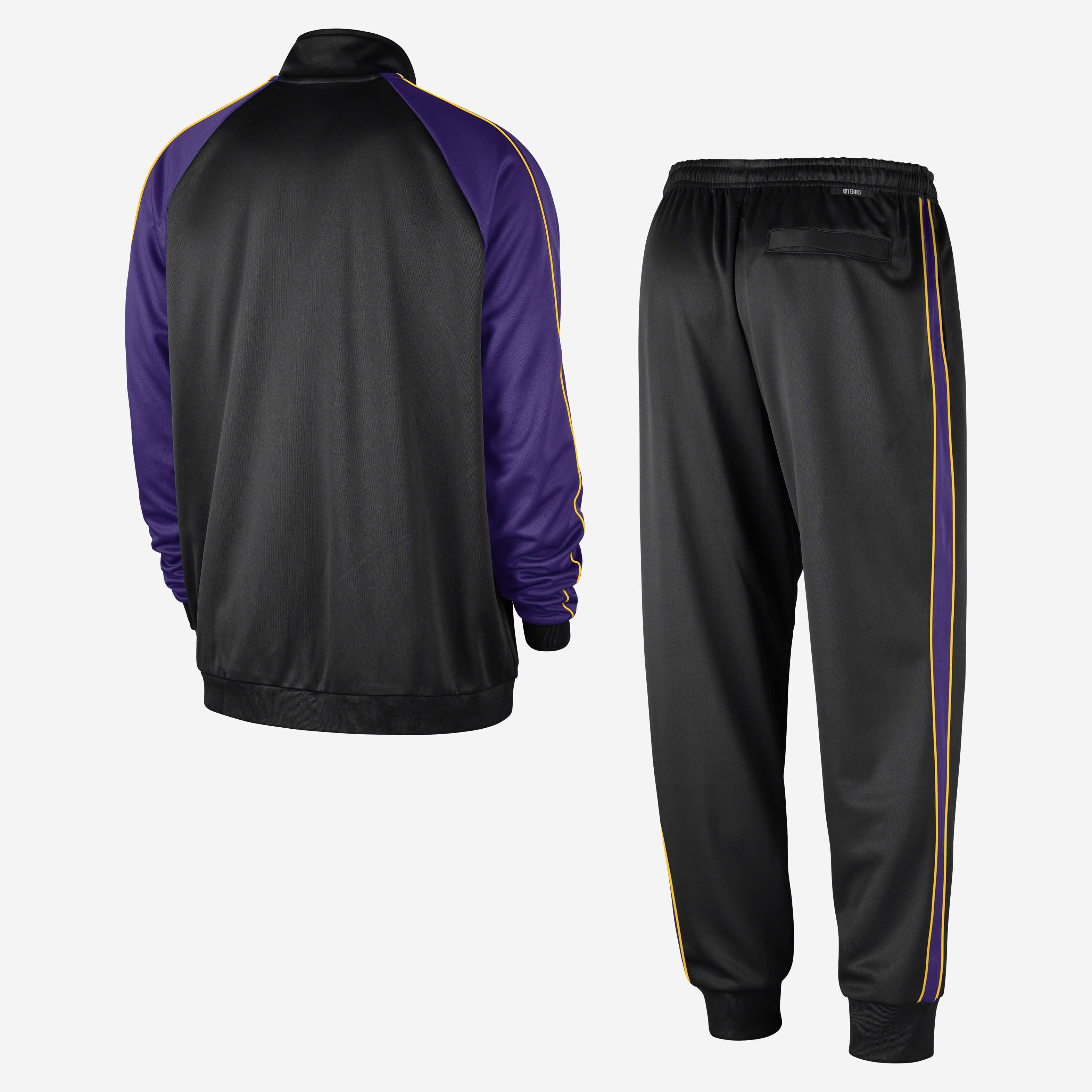 Buy Los Angeles Lakers Club Courtside City Edition Men s Nike NBA Tracksuit Black Field Purple Amarillo Amarillo Nike UAE Official