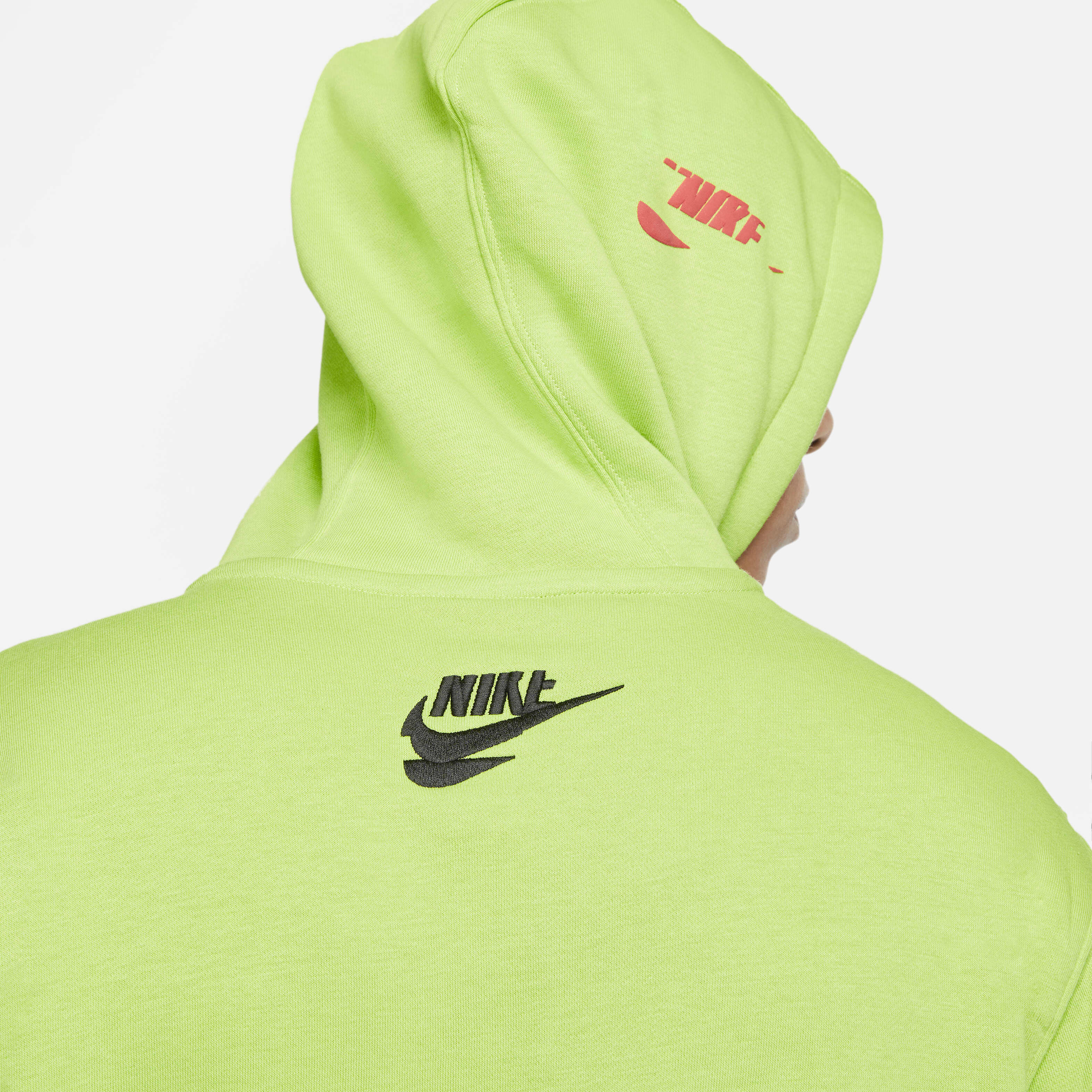Buy Nike Sportswear Sport Essentials Men s Fleece Pullover Hoodie Vivid Green Medium Blue Nike UAE Official