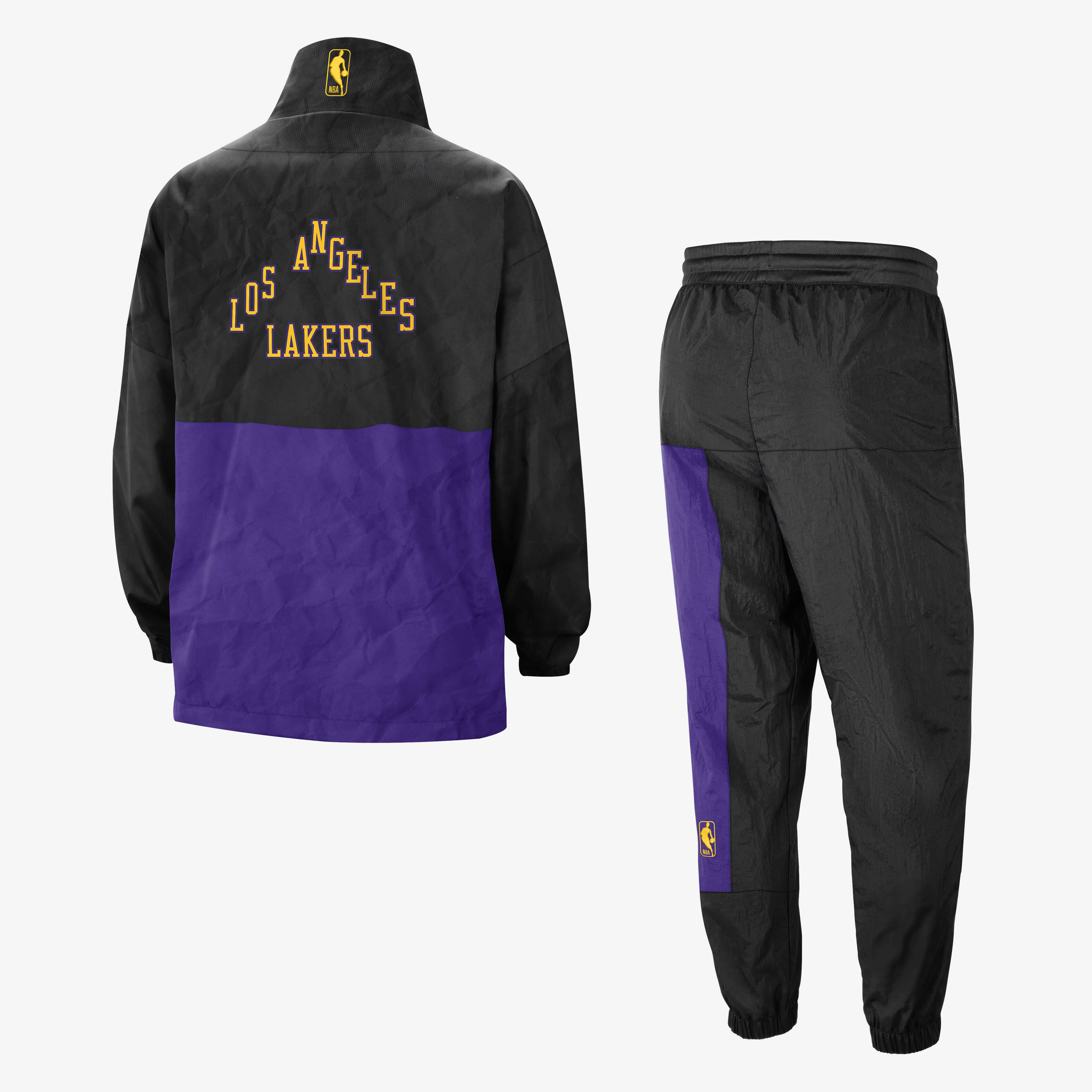 Buy Los Angeles Lakers Starting 5 City Edition Men s Nike NBA Courtside Tracksuit Black Field Purple Black Nike UAE Official