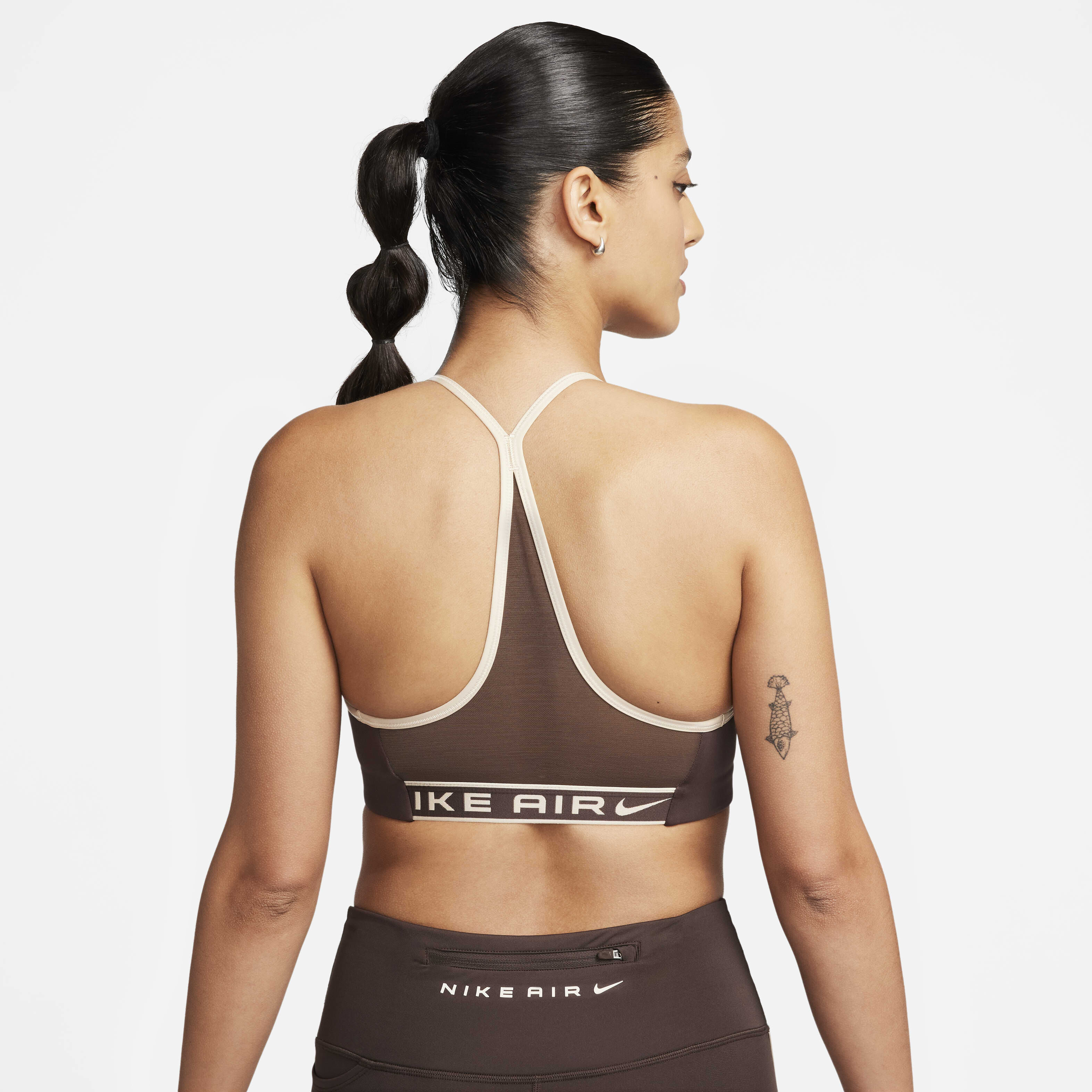 Buy Nike Air Indy High Neck Women s Light Support Padded Mesh Sports Bra Nike UAE Official