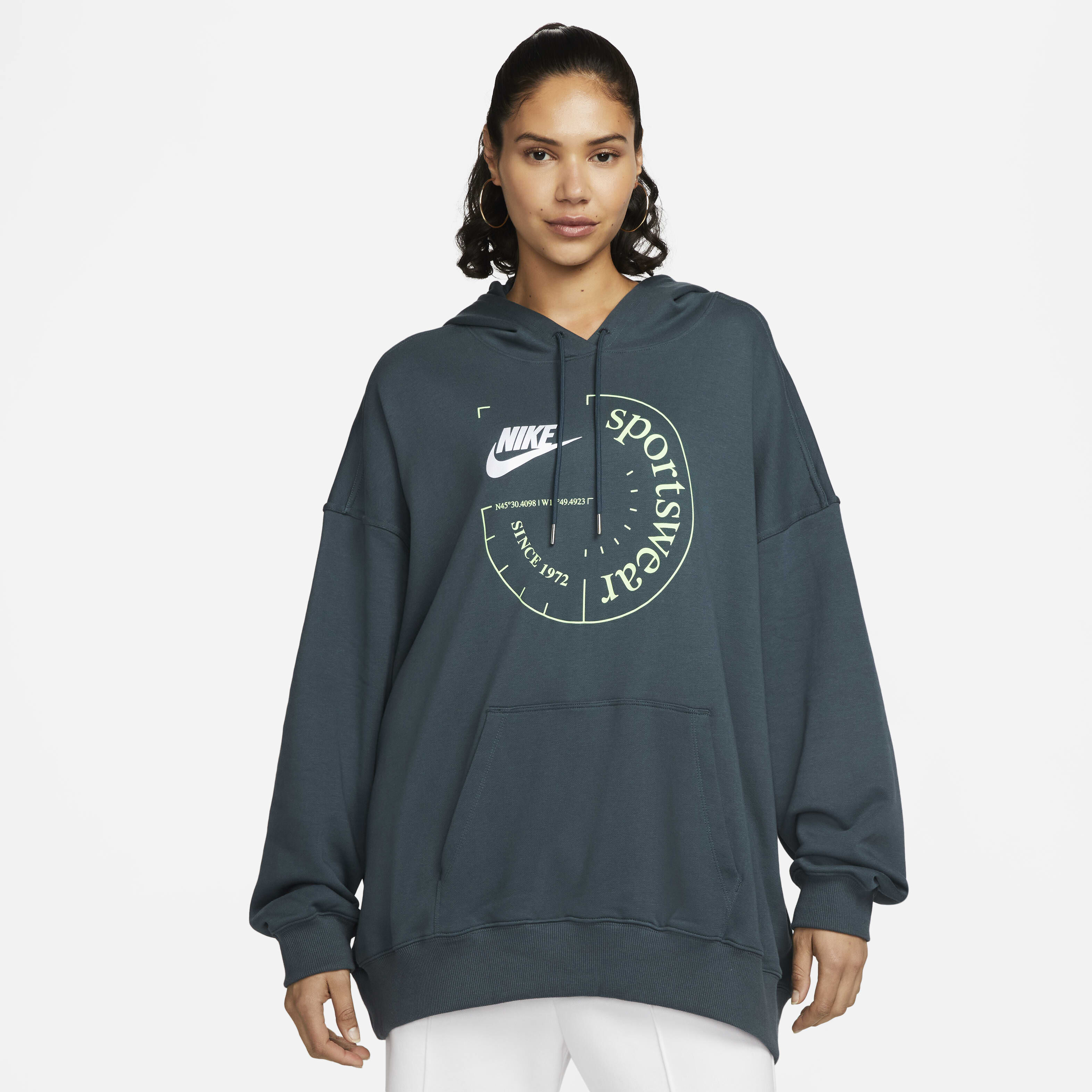 Buy Nike Sportswear Women s Oversized French Terry Pullover Hoodie Nike UAE Official