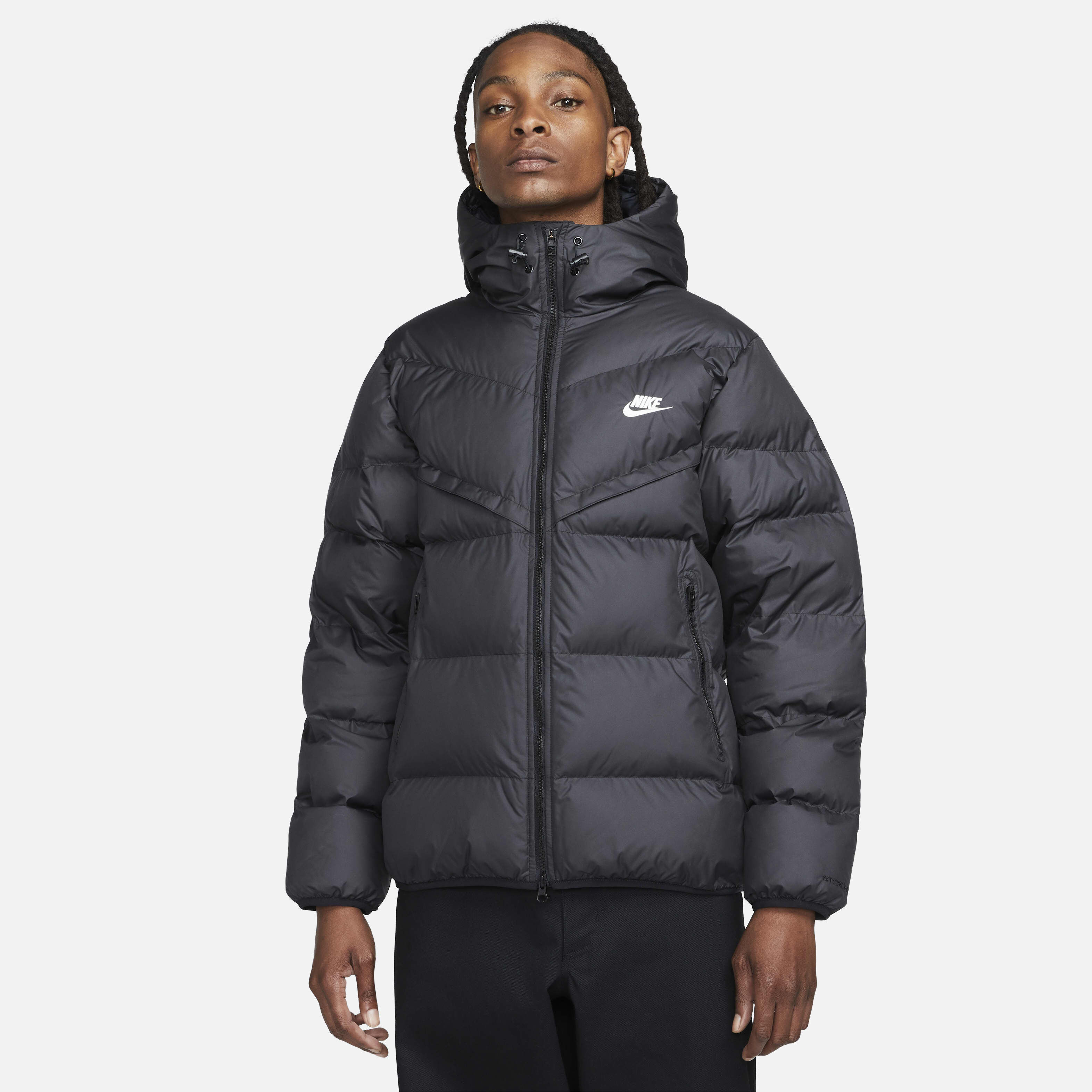 Buy Nike Windrunner PrimaLoft Men s Storm FIT Hooded Puffer Jacket Black Black Sail Nike UAE Official
