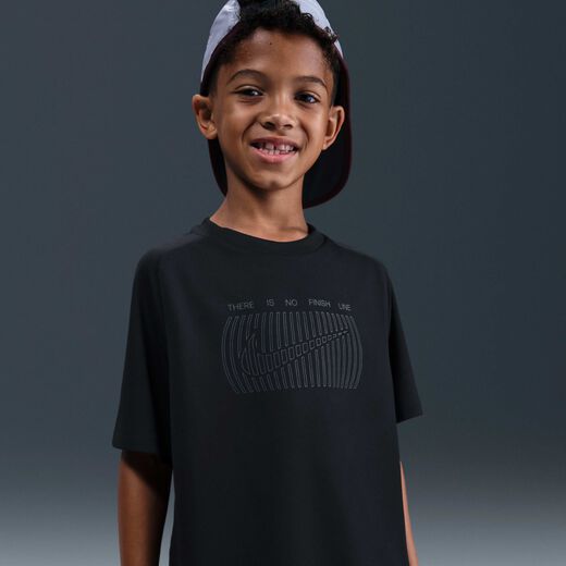 Kids' T-Shirts-Nike, Nike Sportswear Multi, Older Kids' (Boys') Dri-FIT T-Shirt