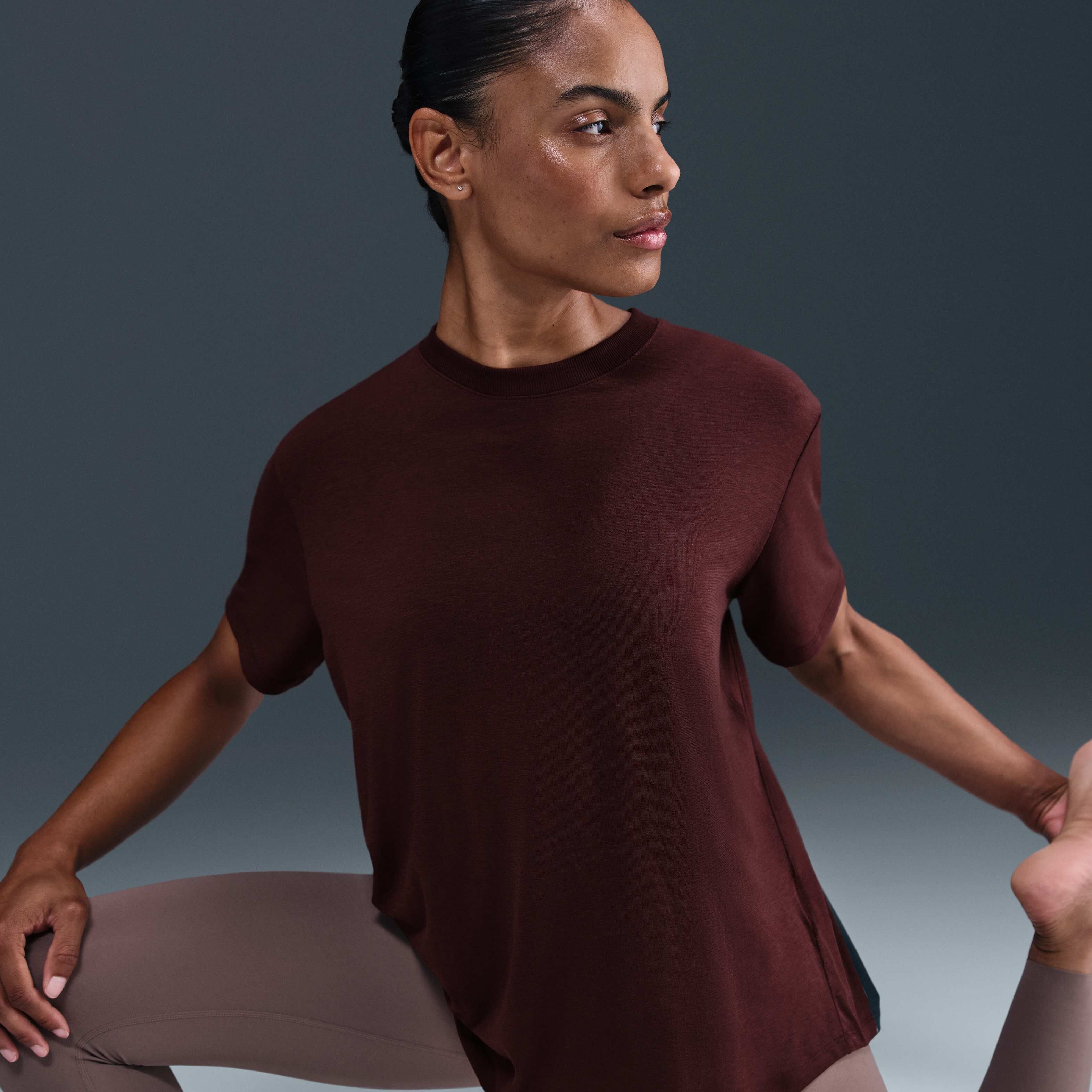 ナイキ Nike オンe Relaxed Dri-fit Top レディース シャツ トップス Burgundy Crush/Burgundy Ash セール】ナイキ スポーツウェア ウィメンズ ロングスリーブ
