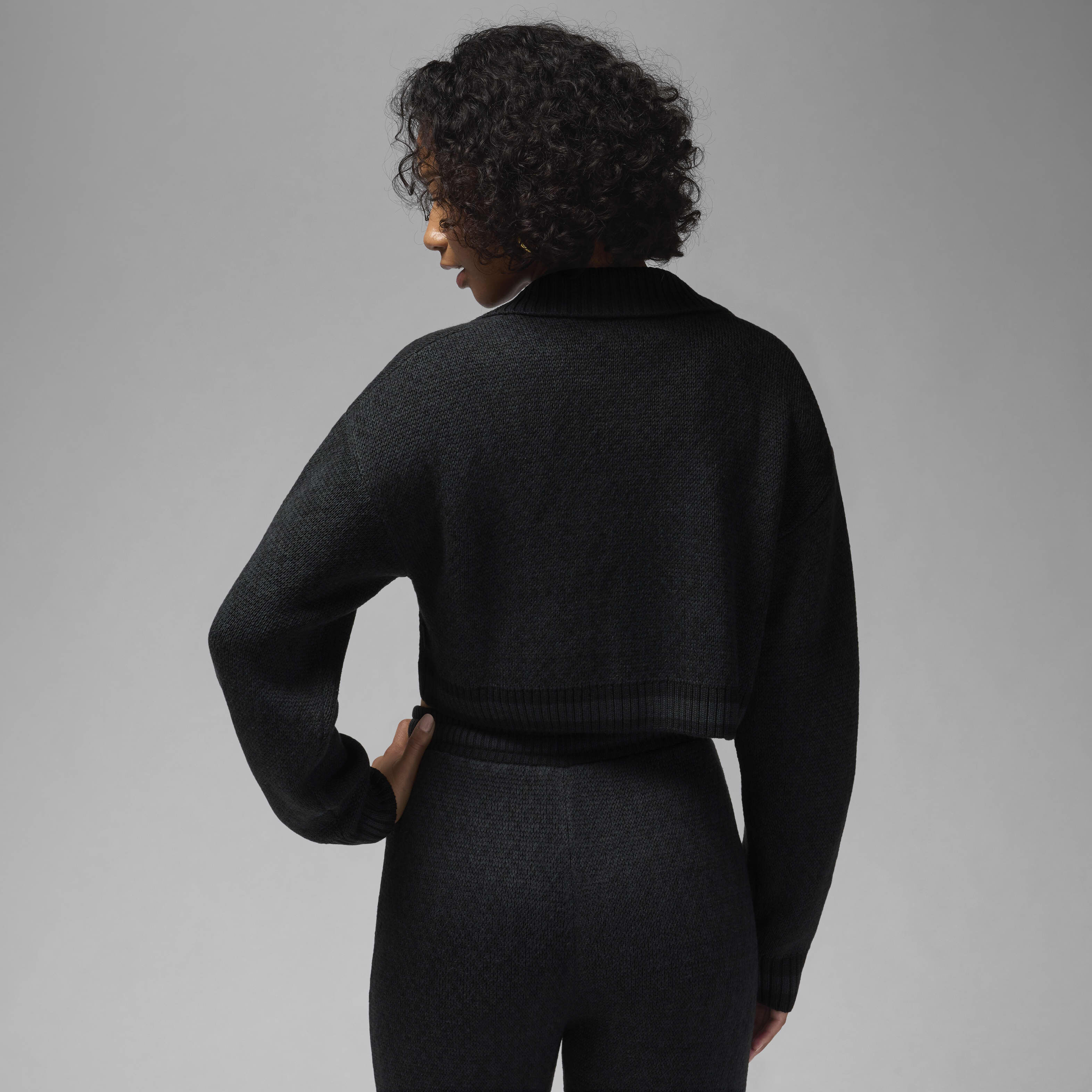 Buy Air Jordan Women's Knit Cardigan - Black | Nike UAE Official