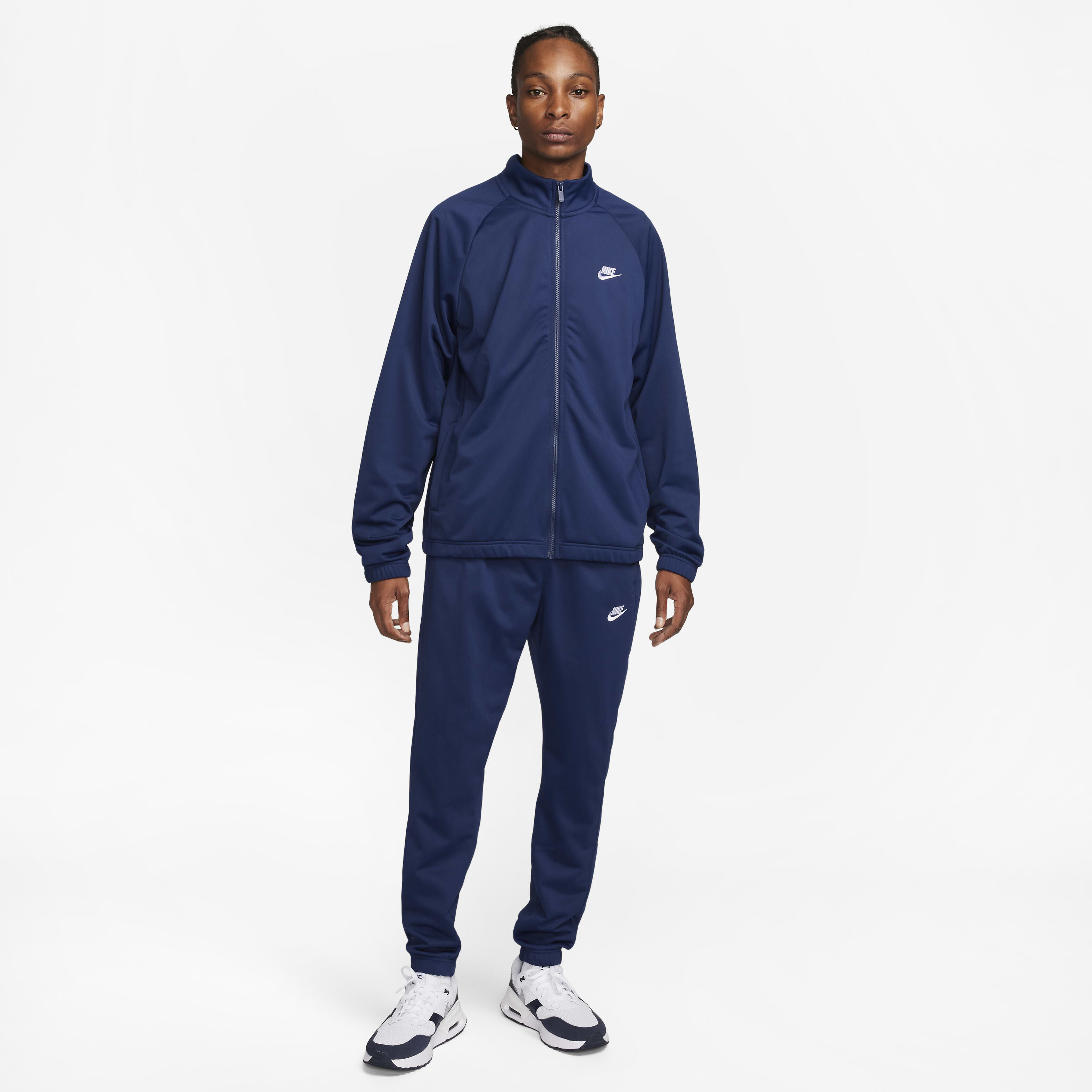 Blue nike jogging suit mens on sale