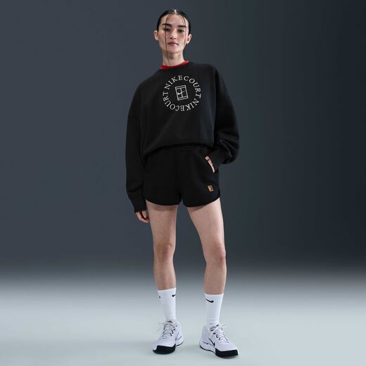 شورتات نسائية-نايكي, نايكي كورت هيريتيج, شورت التنس فليس بخصر متوسط للنساء شورتات نسائية-نايكي, نايكي كورت هيريتيج, شورت التنس فليس بخصر متوسط للنساء