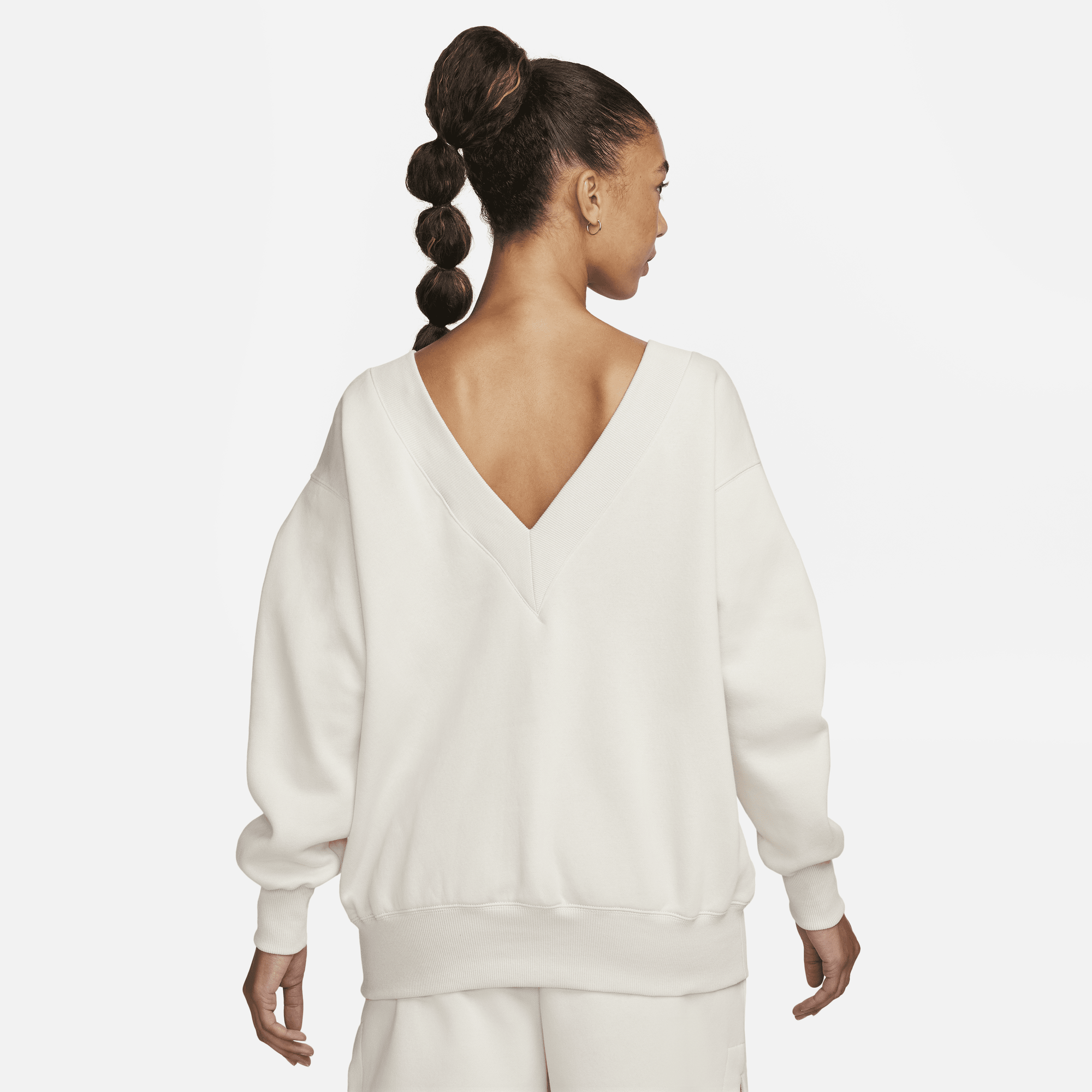 Oversized v neck best sale sweatshirt