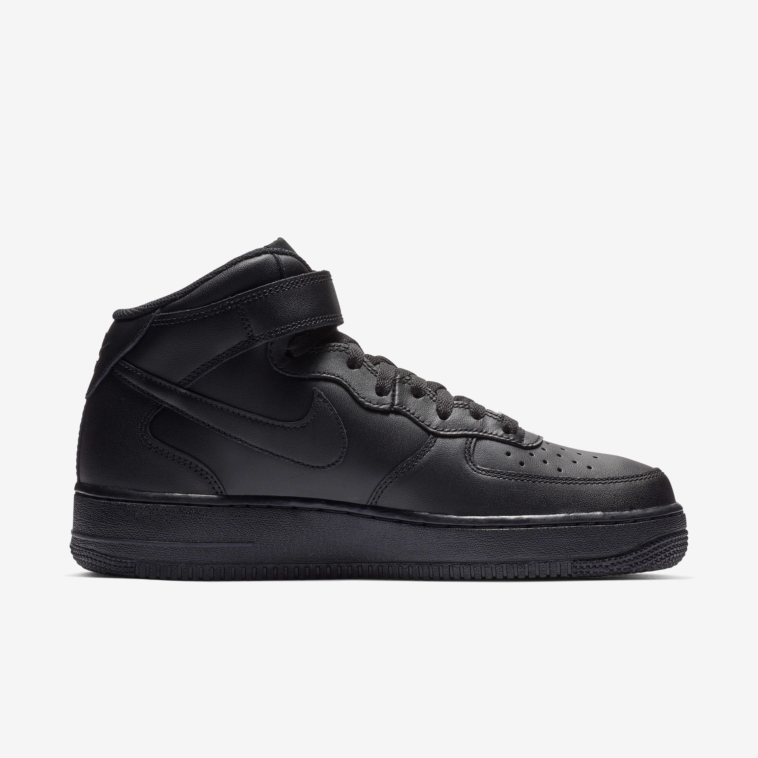Buy Nike Air Force 1 Mid 07 Men s Shoe Black Black Nike UAE Official