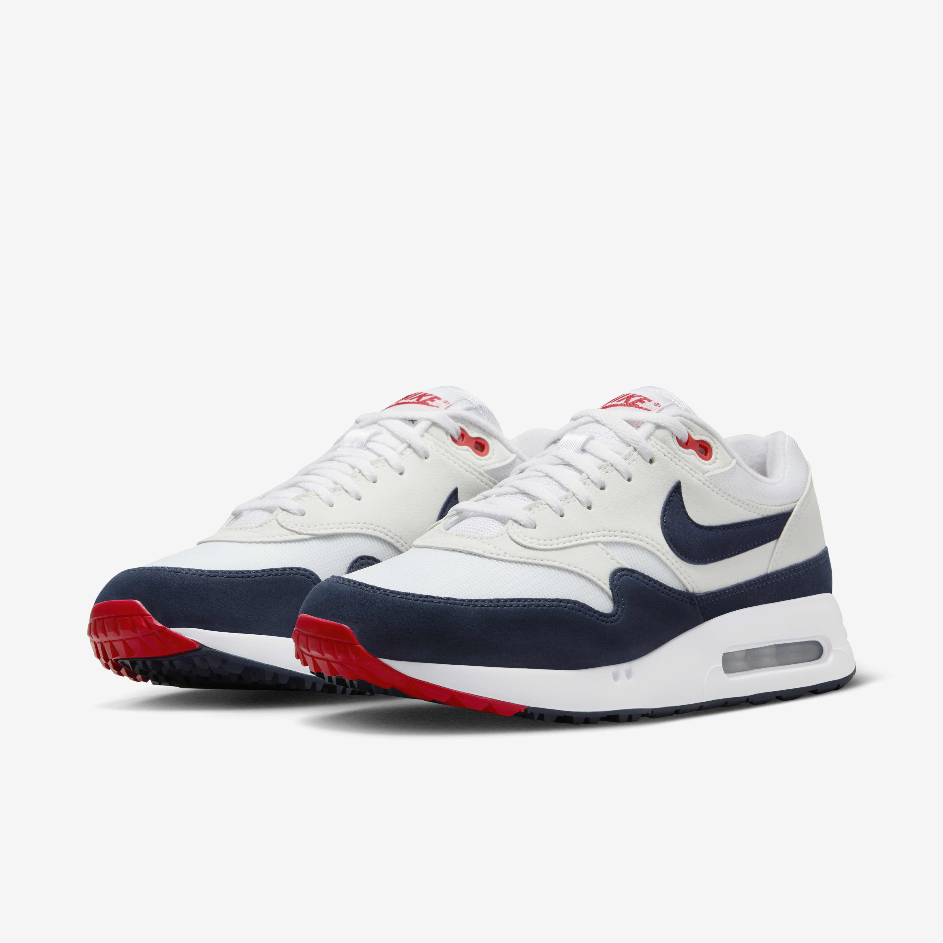 Buy Nike Air Max 1 86 OG G Men s Golf Shoes Photon Dust White Track Red Midnight Navy Nike UAE Official