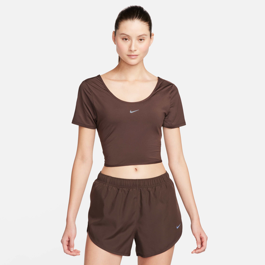 Shorts & Tees-Nike, Nike One Classic, Women's Dri-FIT Short-Sleeve Cropped Twist Top