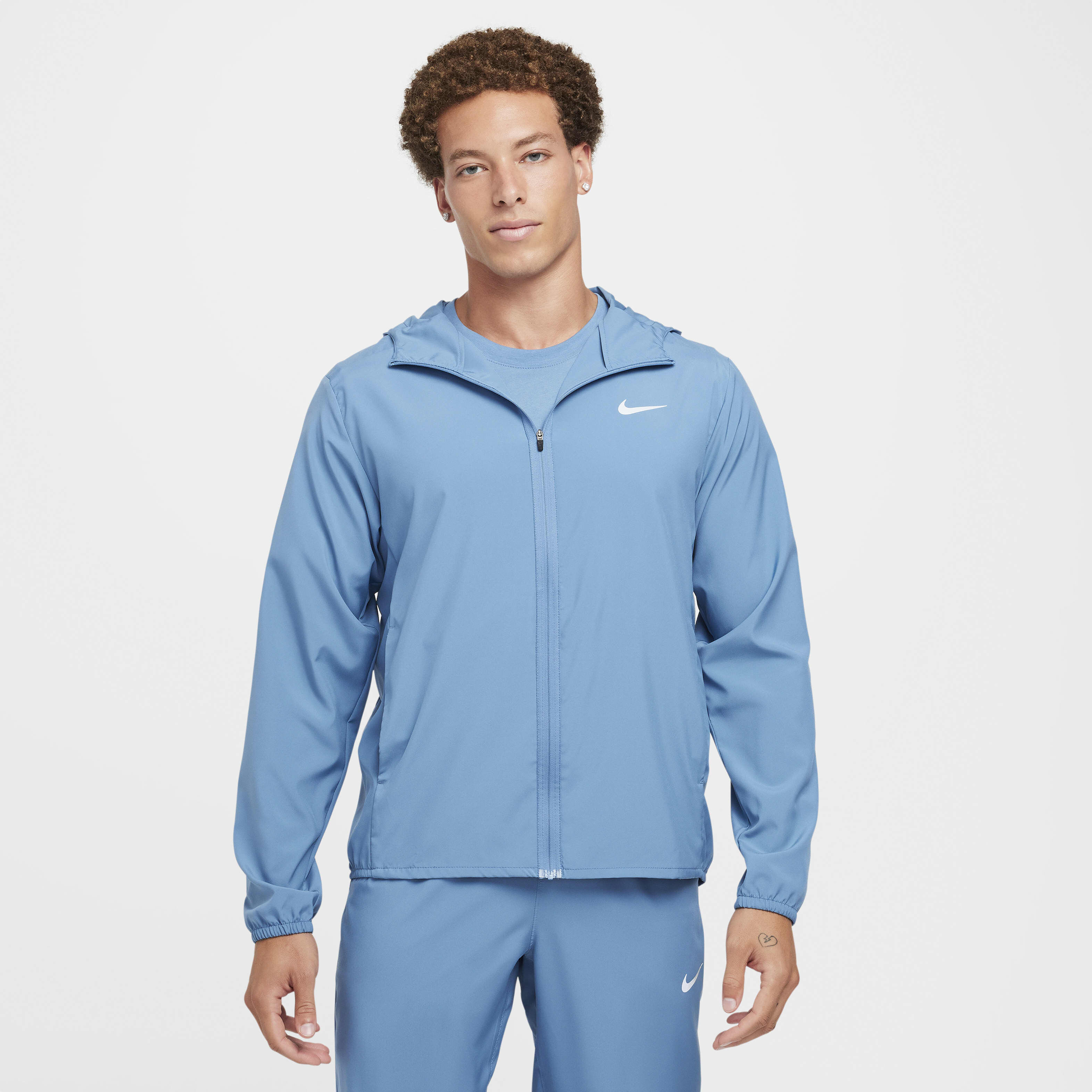 Blue nike windbreaker mens hot sale