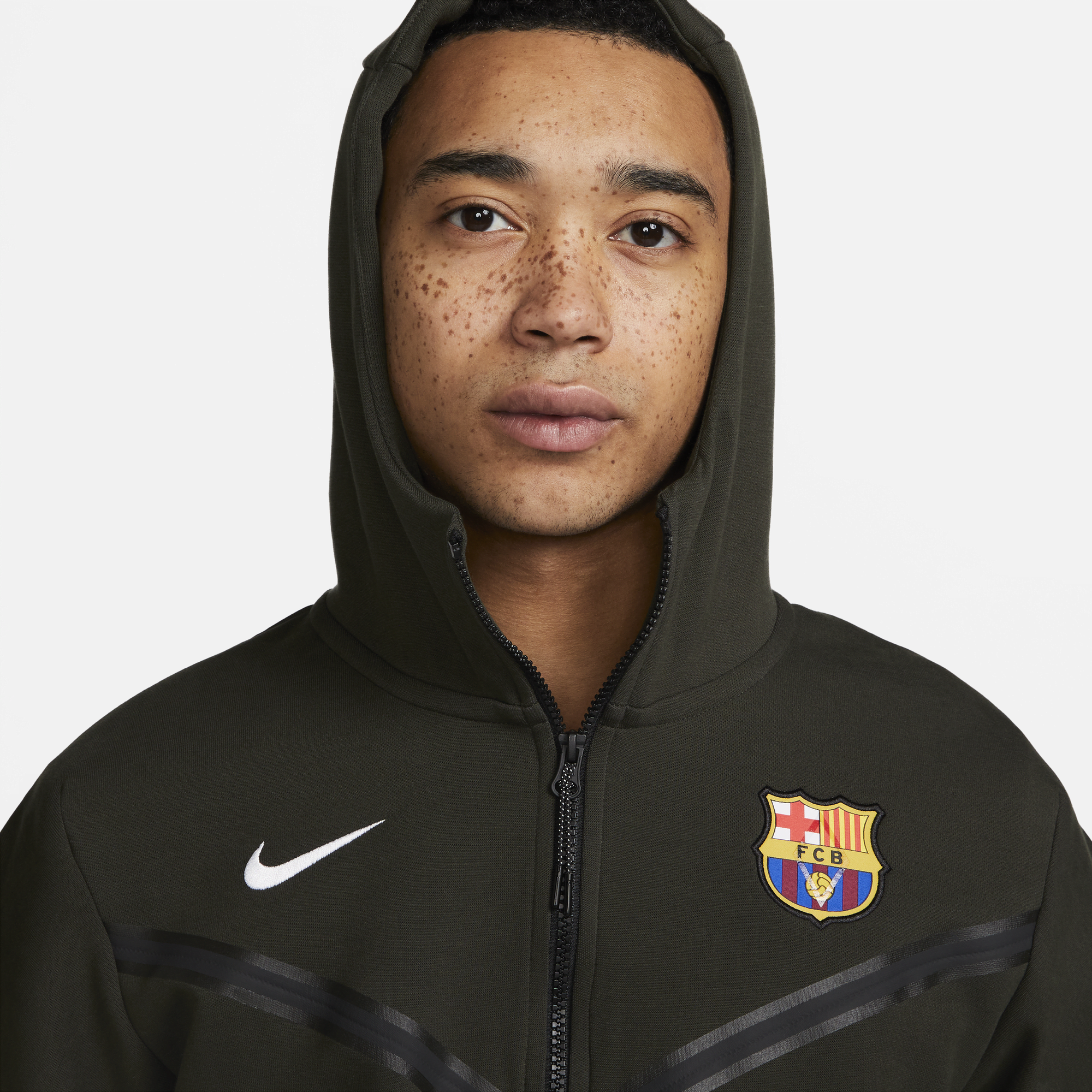 Barca top hoodie nike