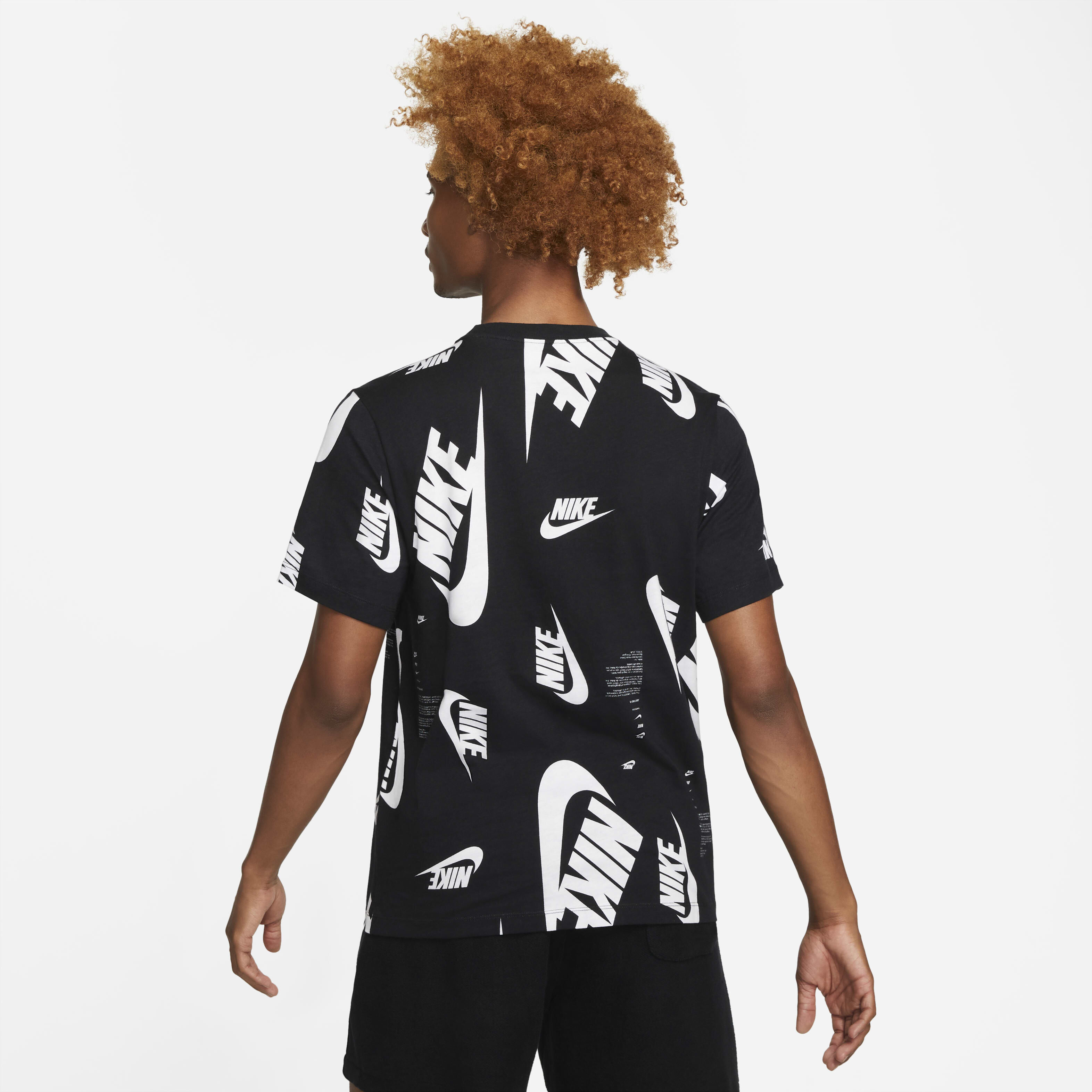 Buy Nike Sportswear Men's All-over Print T-Shirt - Black