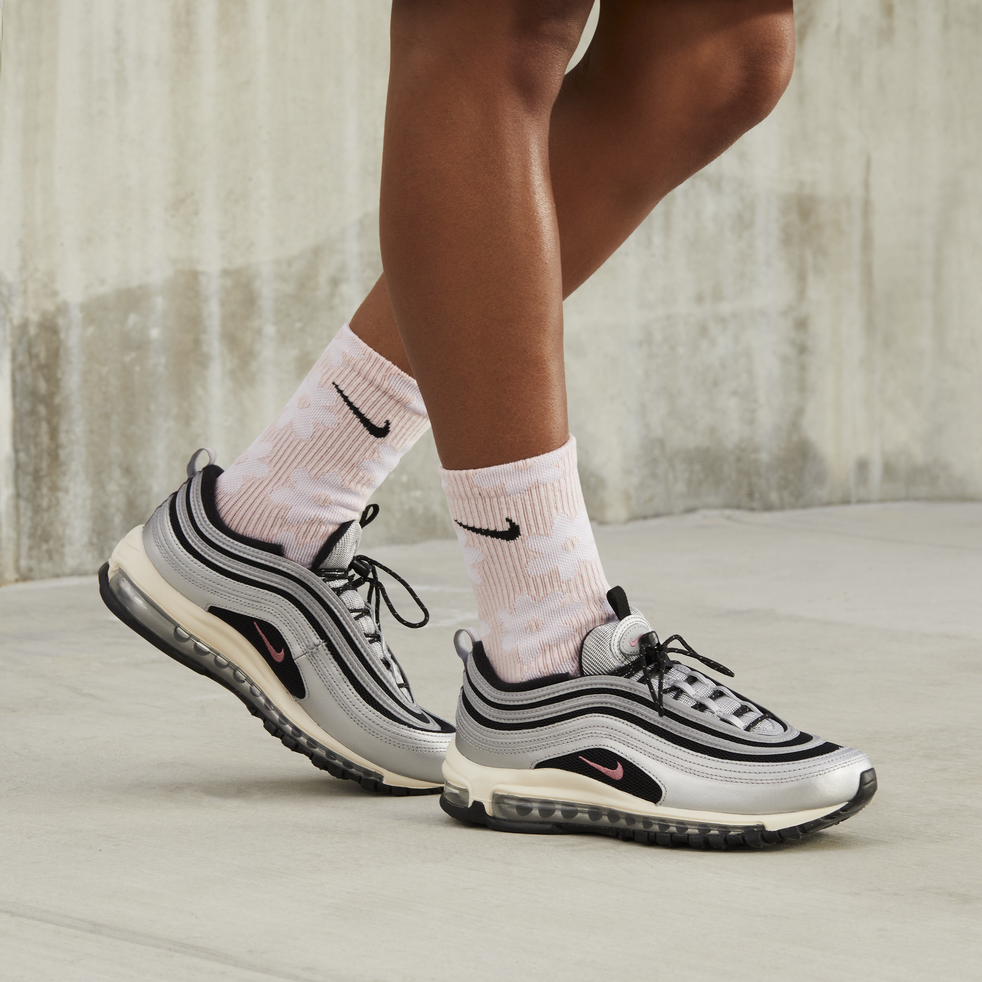 Nike women's air max 97 black hot sale