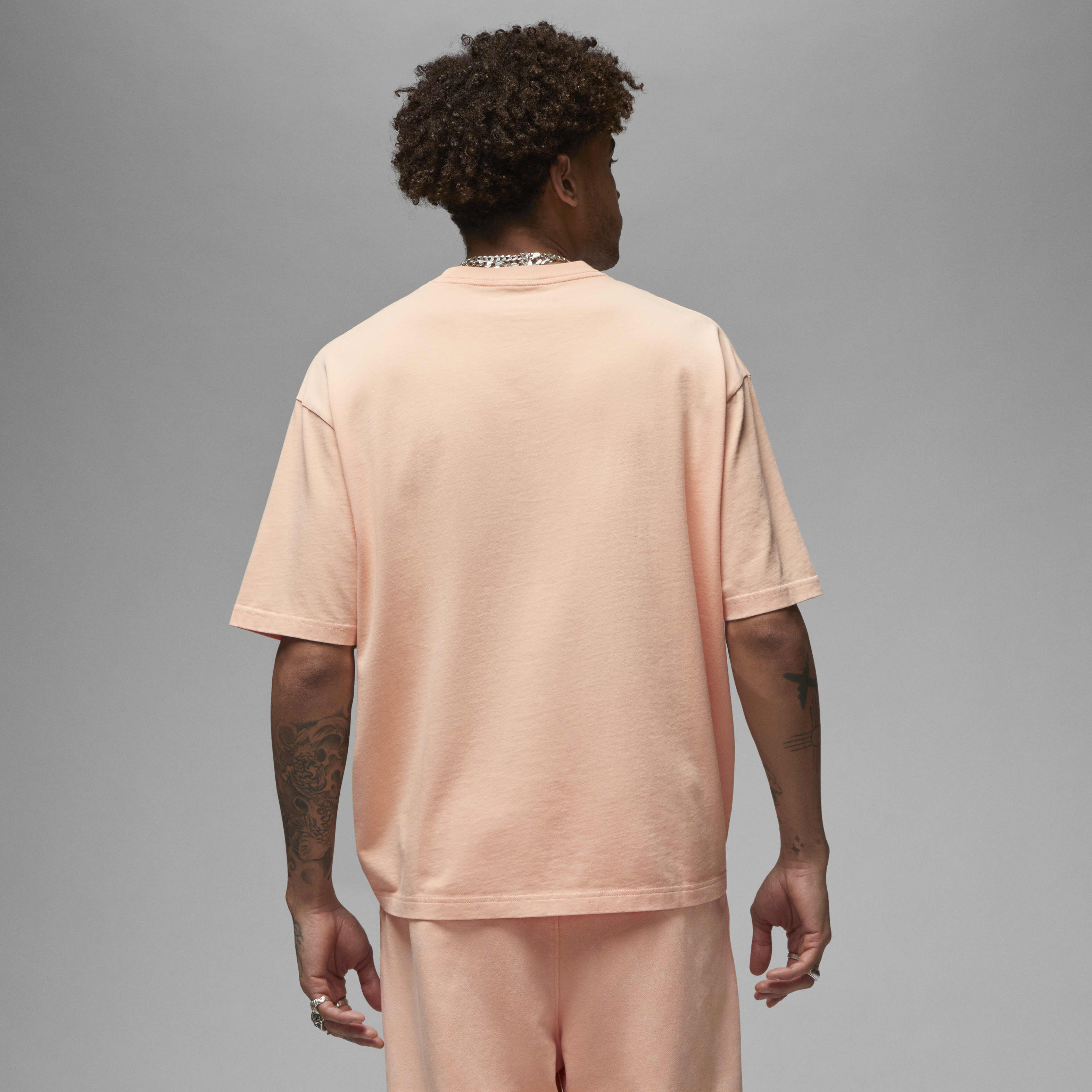 Buy Jordan Flight Essentials Men's Oversized T-Shirt - Sunset Haze ...