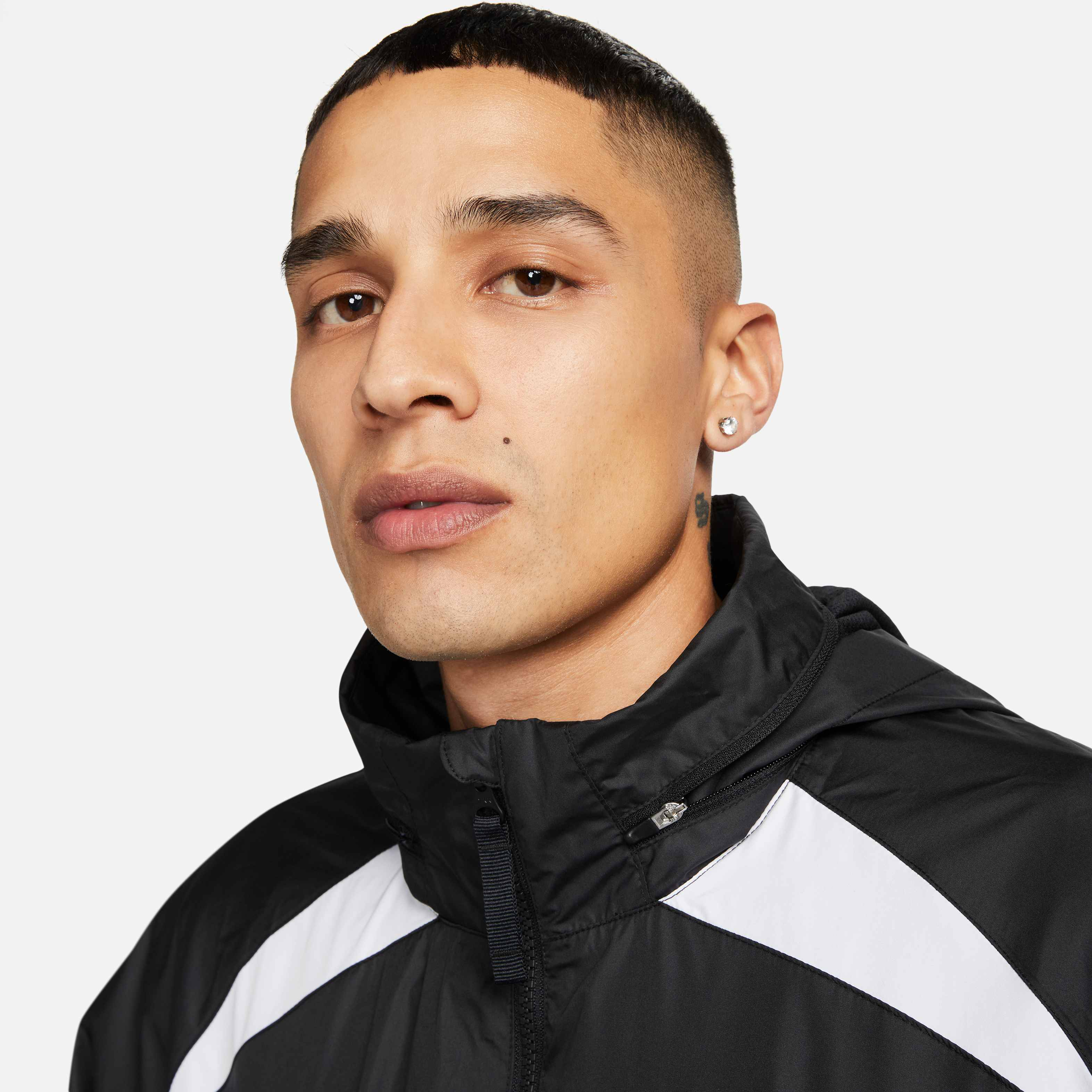 Buy Nike Repel Men's Lightweight Football Jacket - Black/White