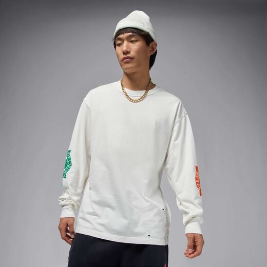 Jordan Long Sleeves Shirts-JRDN, Jordan Rare Air, Men's Long-Sleeve T-Shirt