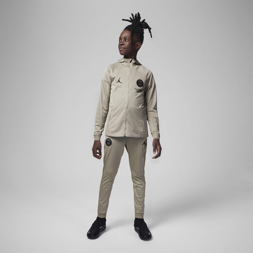 Tracksuits-JRDN, Paris Saint-Germain Strike Third, Older Kids' Jordan Dri-FIT Football Hooded Knit Tracksuit