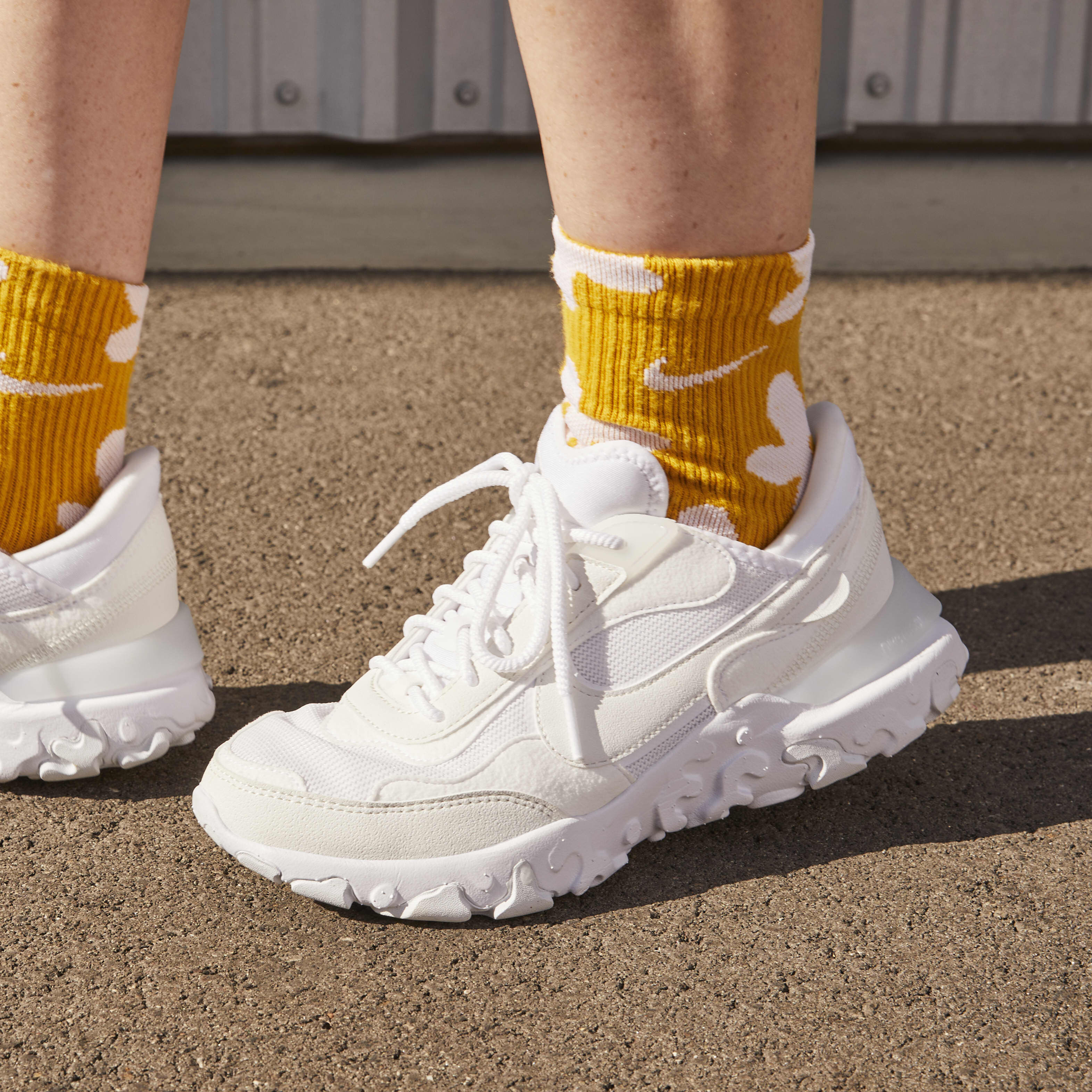 スニーカー [NIKE] (W) React Revision White Buy Nike React Revision Women's Shoes - White/Summit White