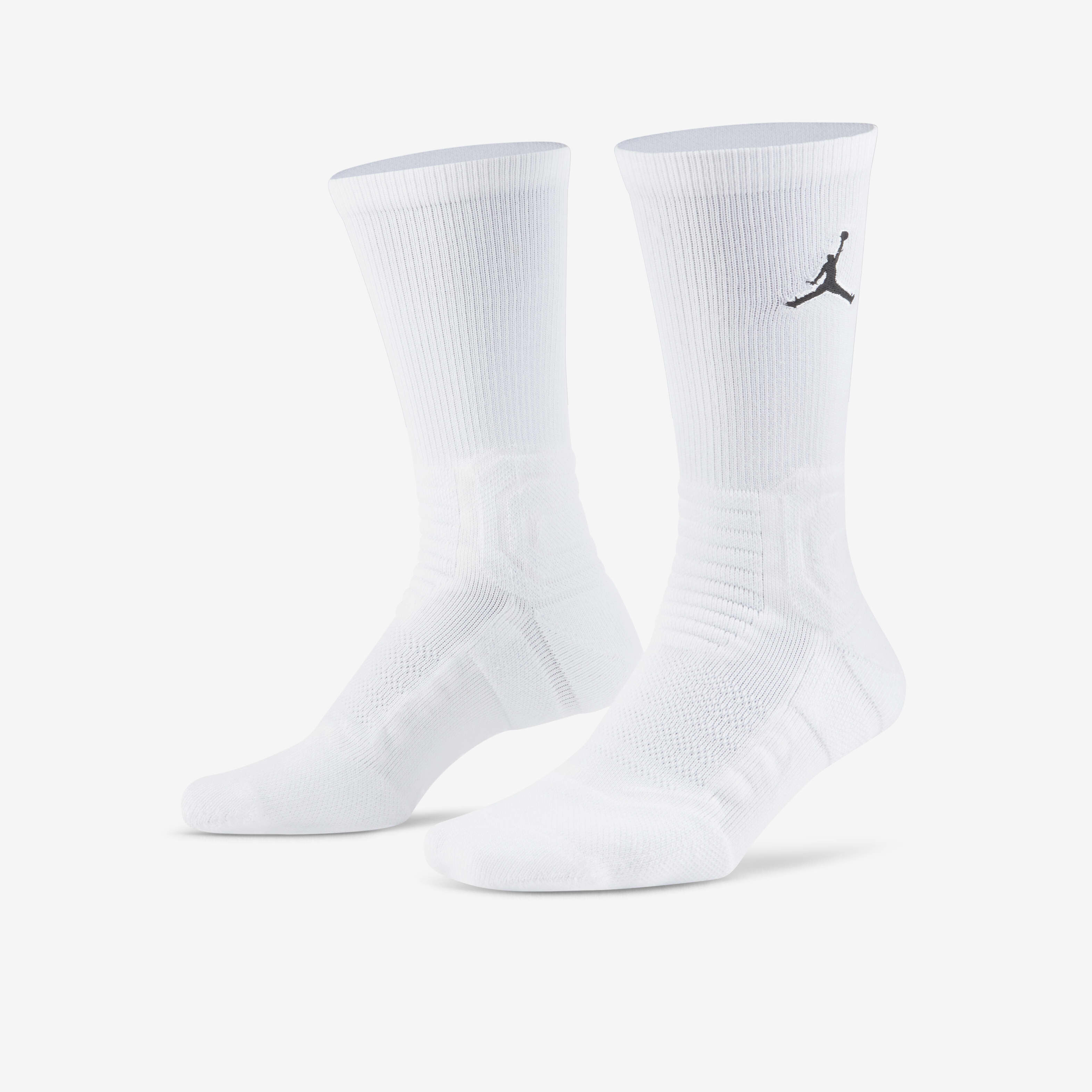 Buy Jordan Flight Crew Basketball Socks White/Black Nike UAE