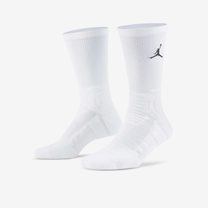 Buy Jordan Flight Crew Basketball Socks White/Black Nike UAE