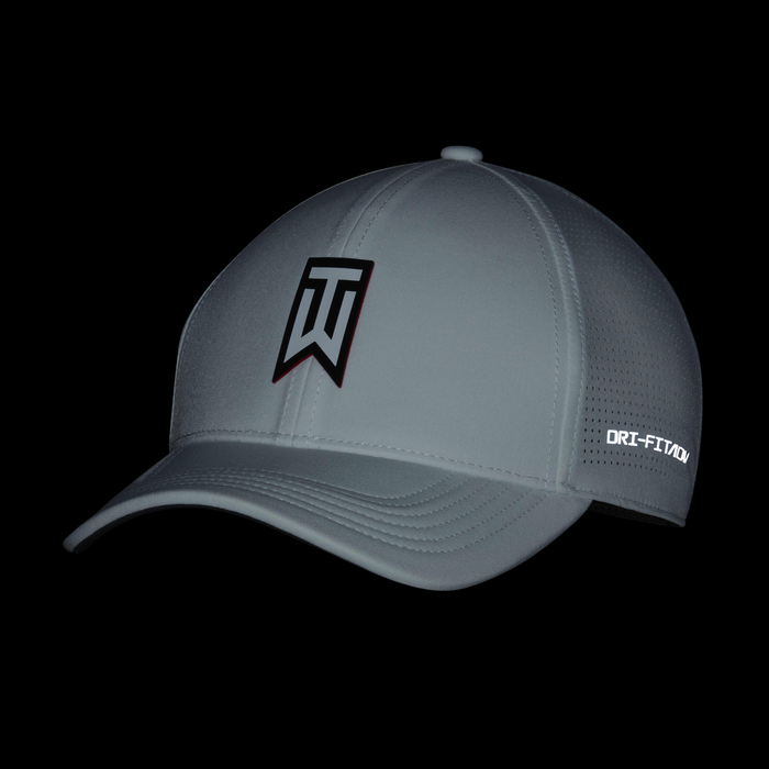 Buy Tiger Woods Structured Nike Dri-FIT ADV Club Cap White/Black